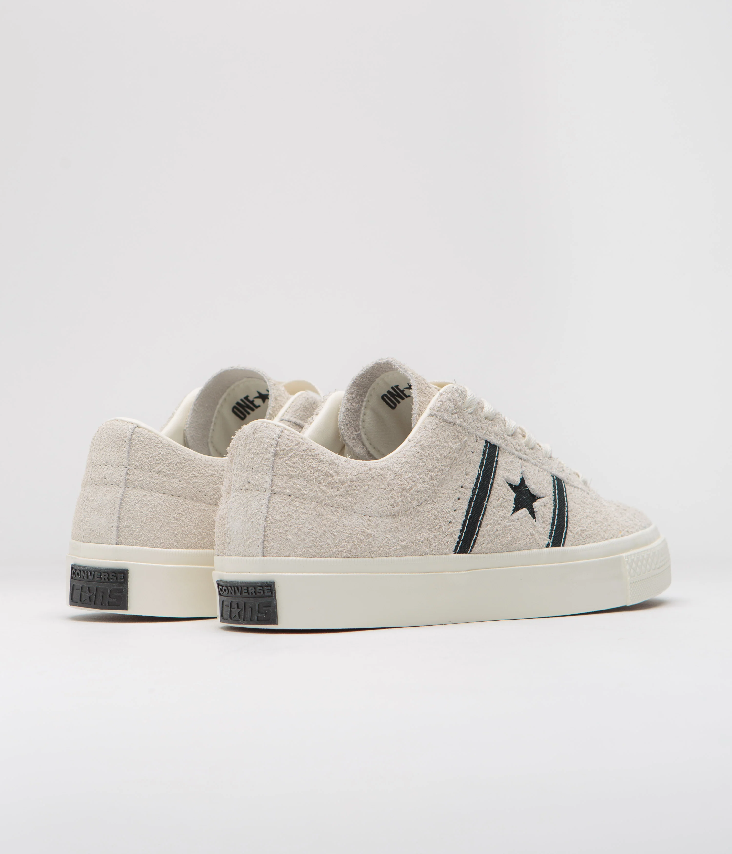 Converse One Star Academy Pro Shoes - Egret / Black / Egret - Image 4