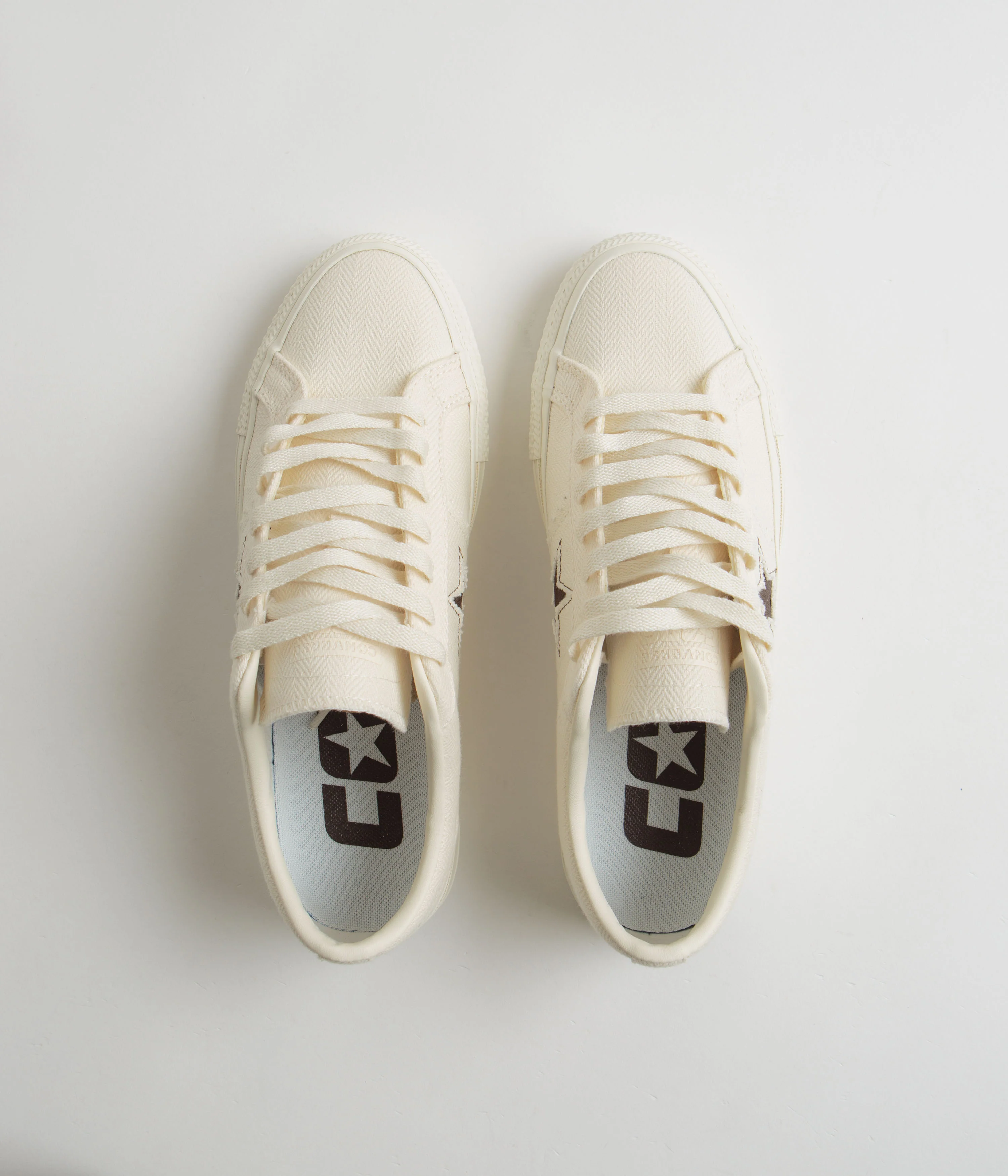 Converse One Star Pro Shoes - Egret / Fresh Brew / Egret - Image 7