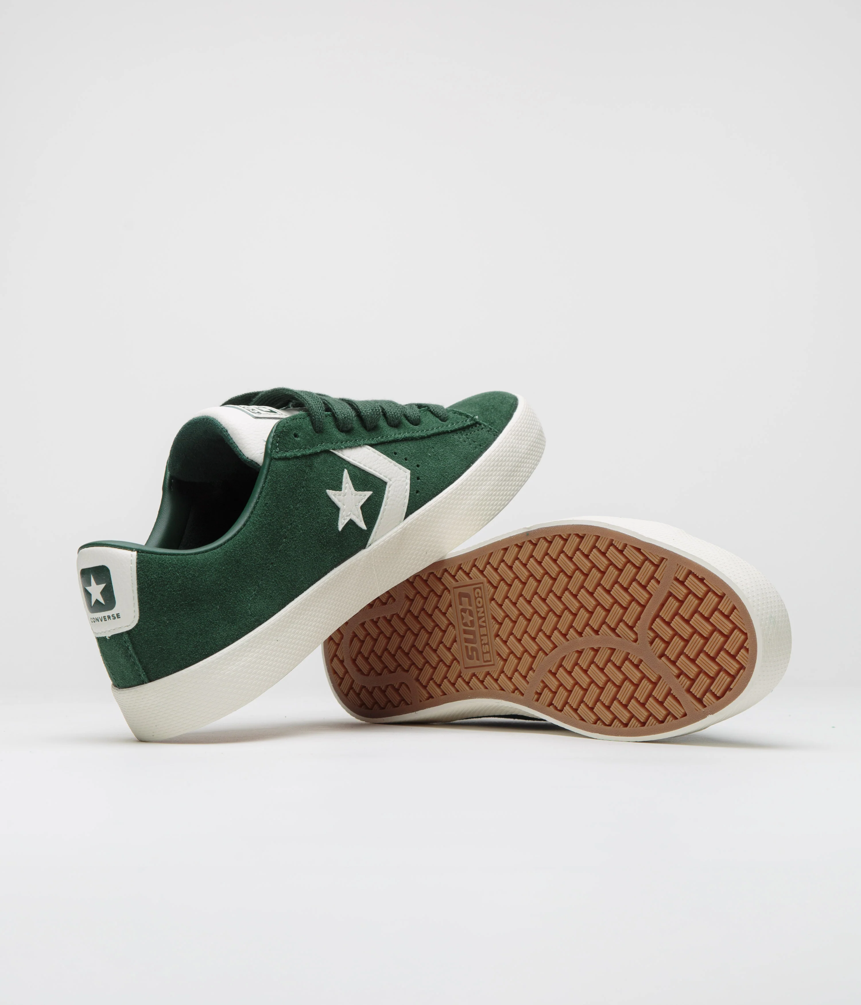 Converse PL Vulc Pro Ox Shoes - Green Envy / Egret / Gum Honey - Image 5