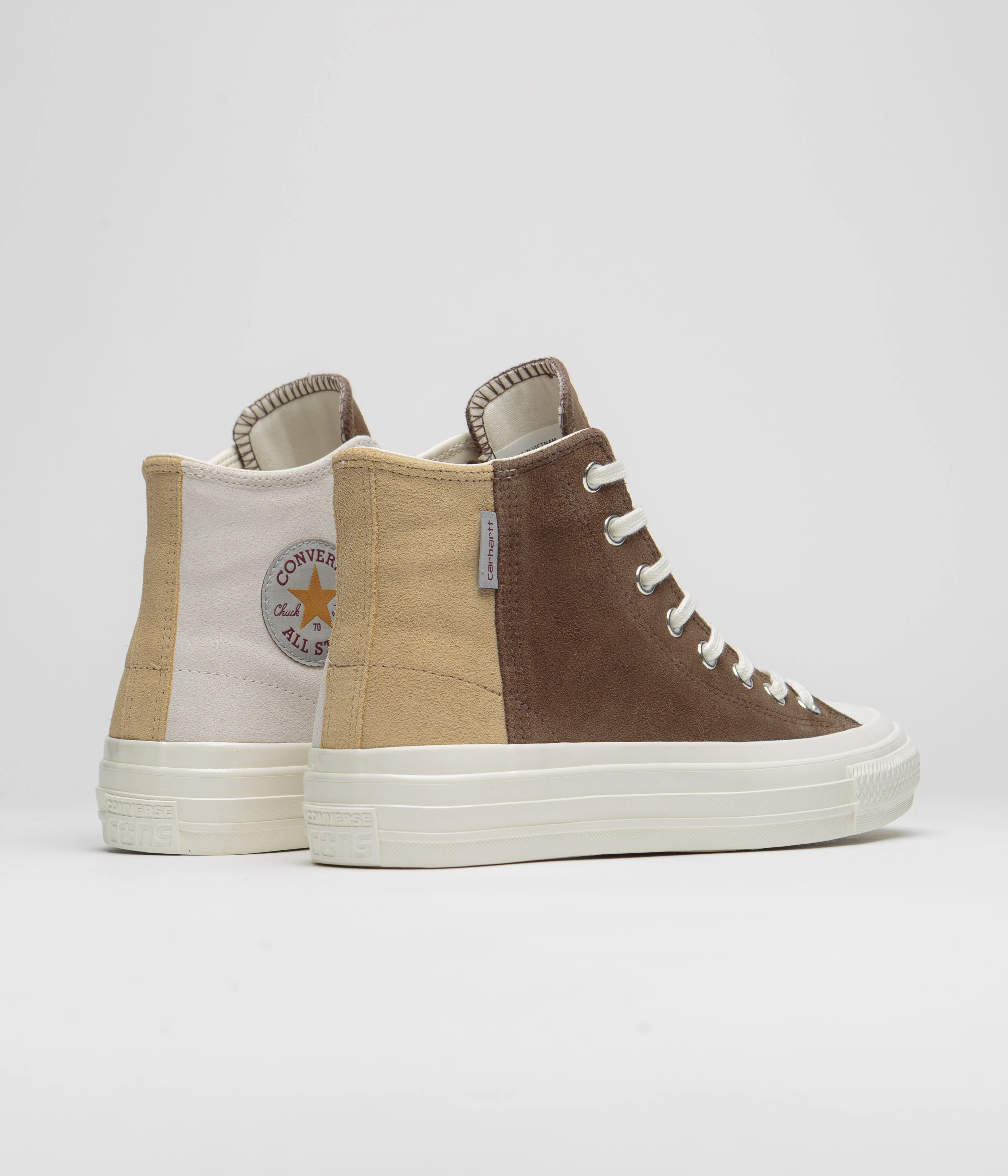 Converse x Carhartt WIP CTAS Pro Shoes - Starfish / Tofu / Dark Earth - Image 4