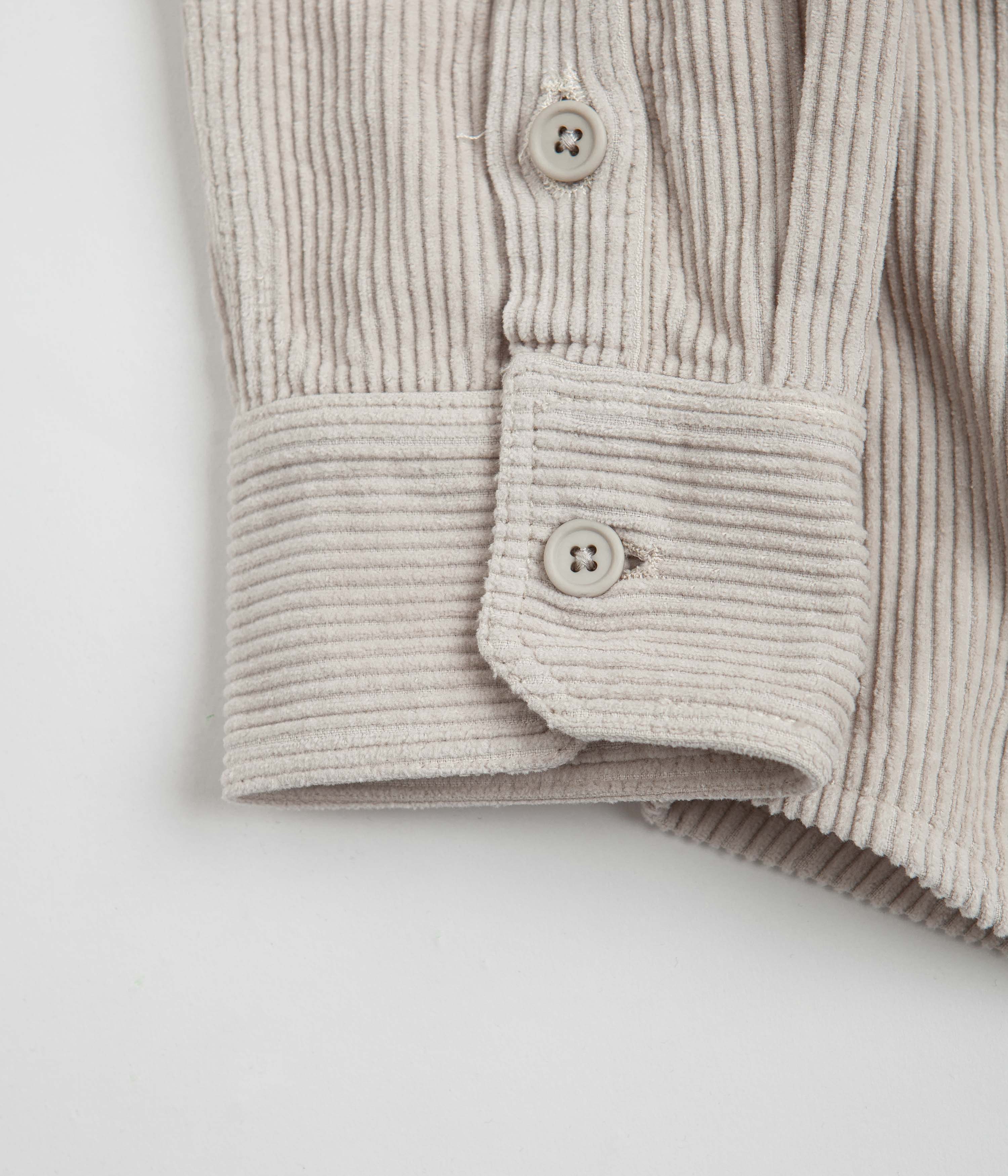Dancer Double Pocket Overshirt - Oyster White - Image 3