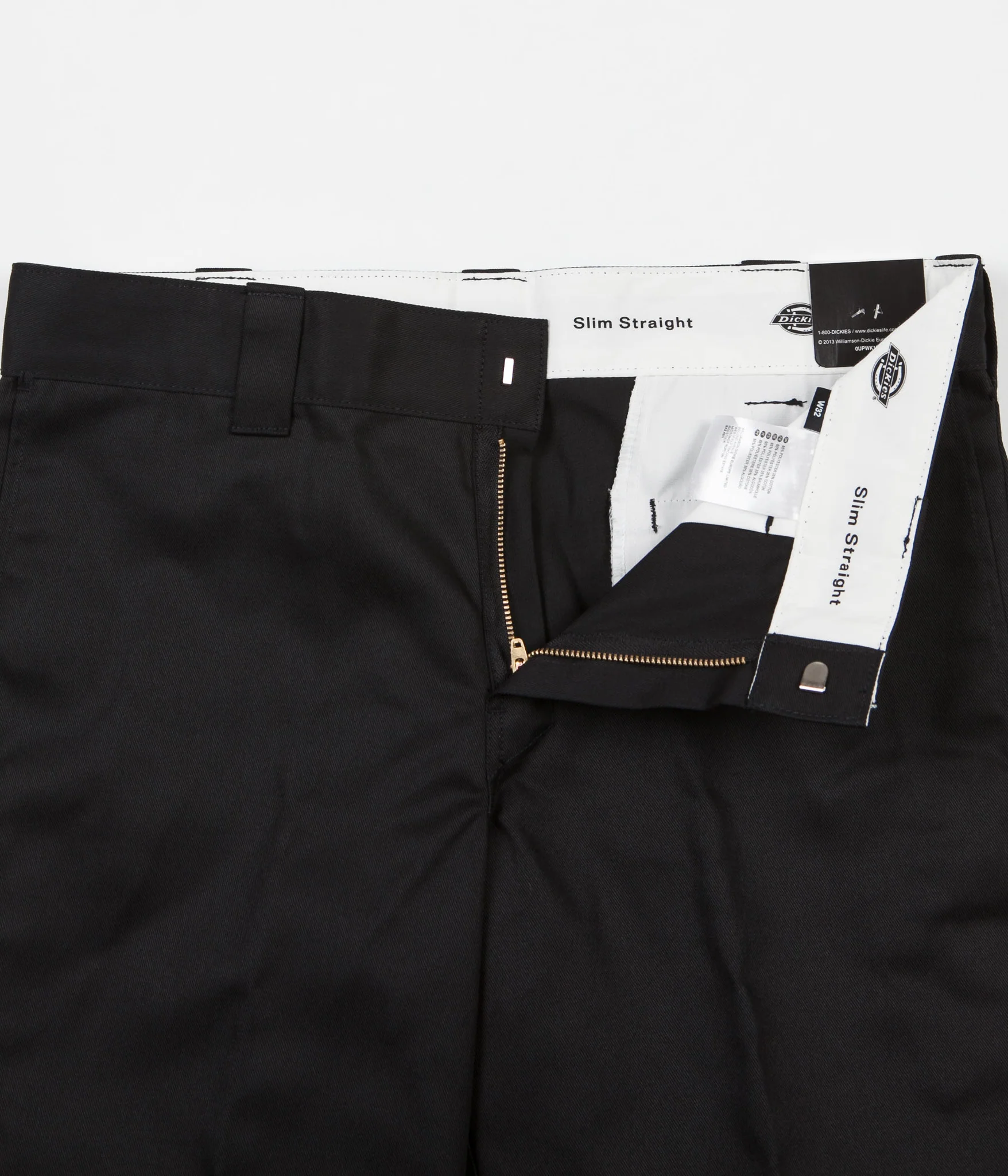 Dickies 273 Slim Straight Work Shorts - Black - Image 5