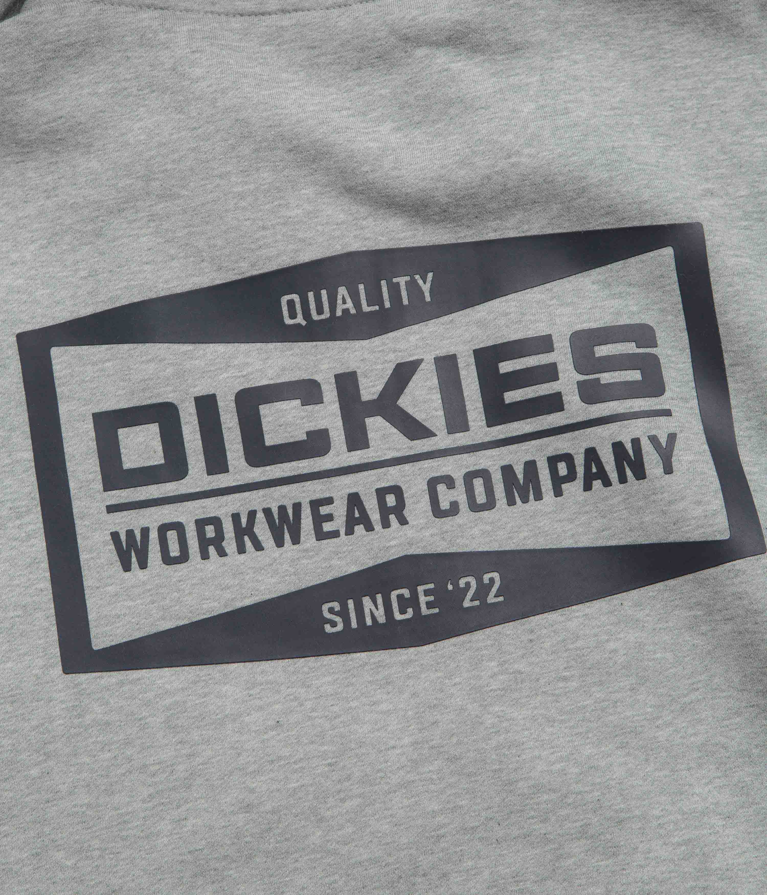 Dickies Bolivar Full Zip Hoodie - Grey Melange - Image 6
