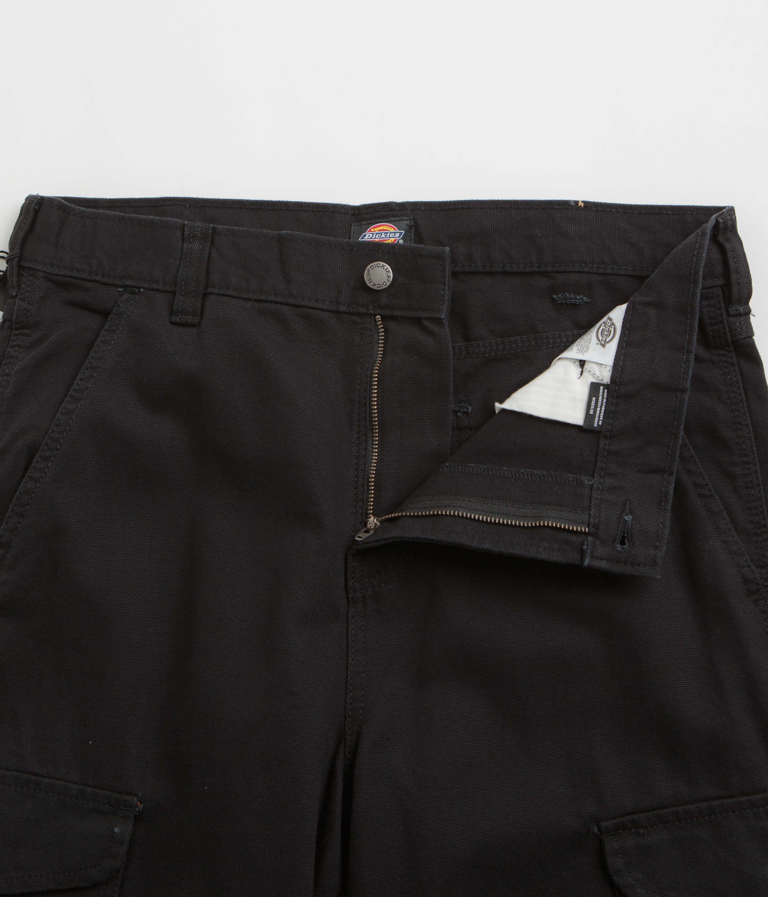 Dickies Duck Canvas Cargo Pants - Black - Image 7