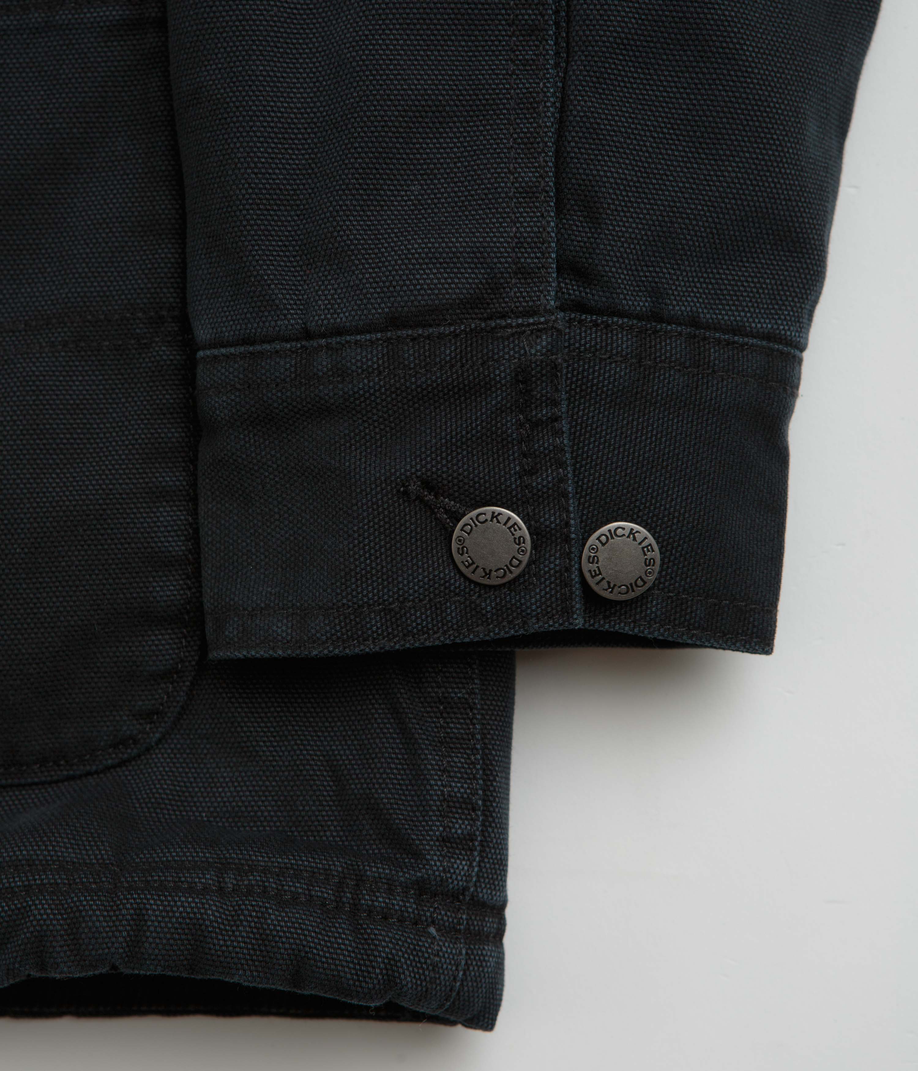 Dickies Duck High Pile Fleece Line Chore Jacket - Black - Image 6