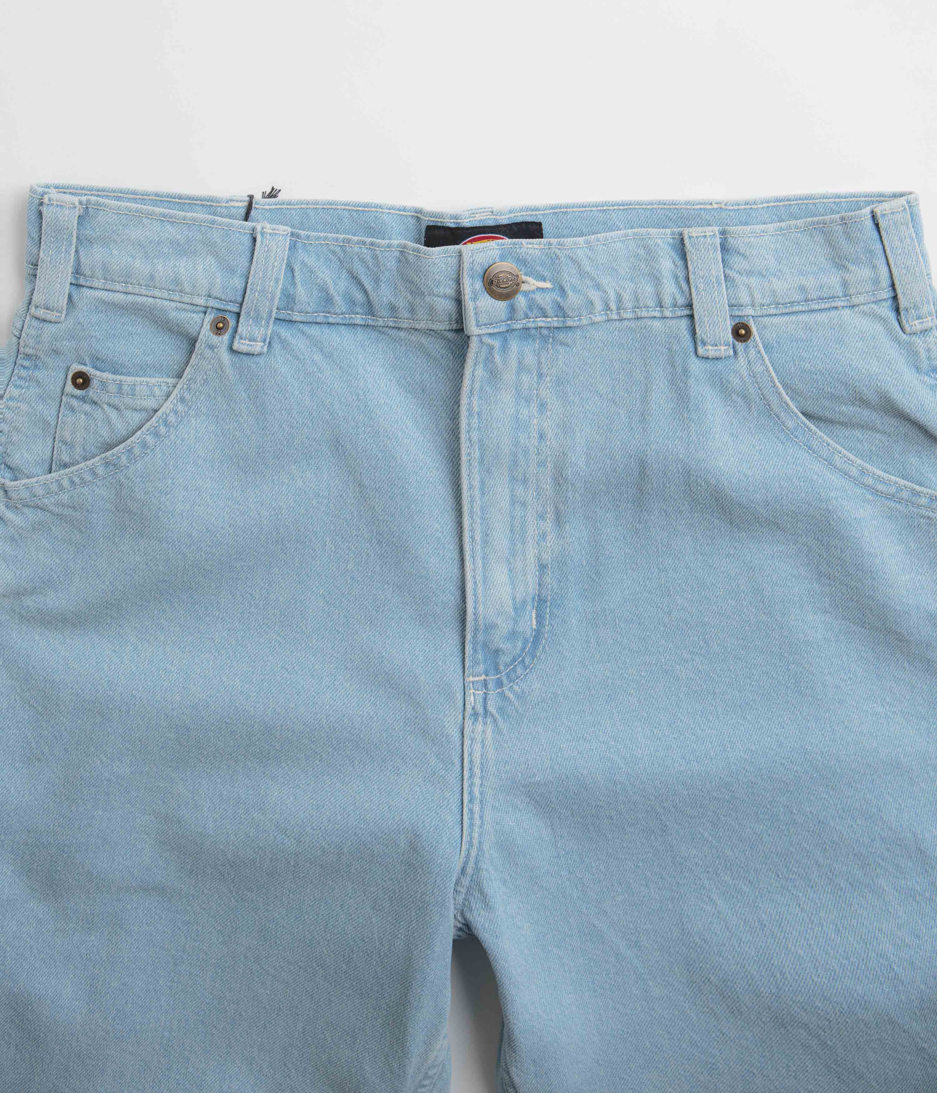Dickies Garyville Denim Shorts - Vintage Aged Blue - Image 4