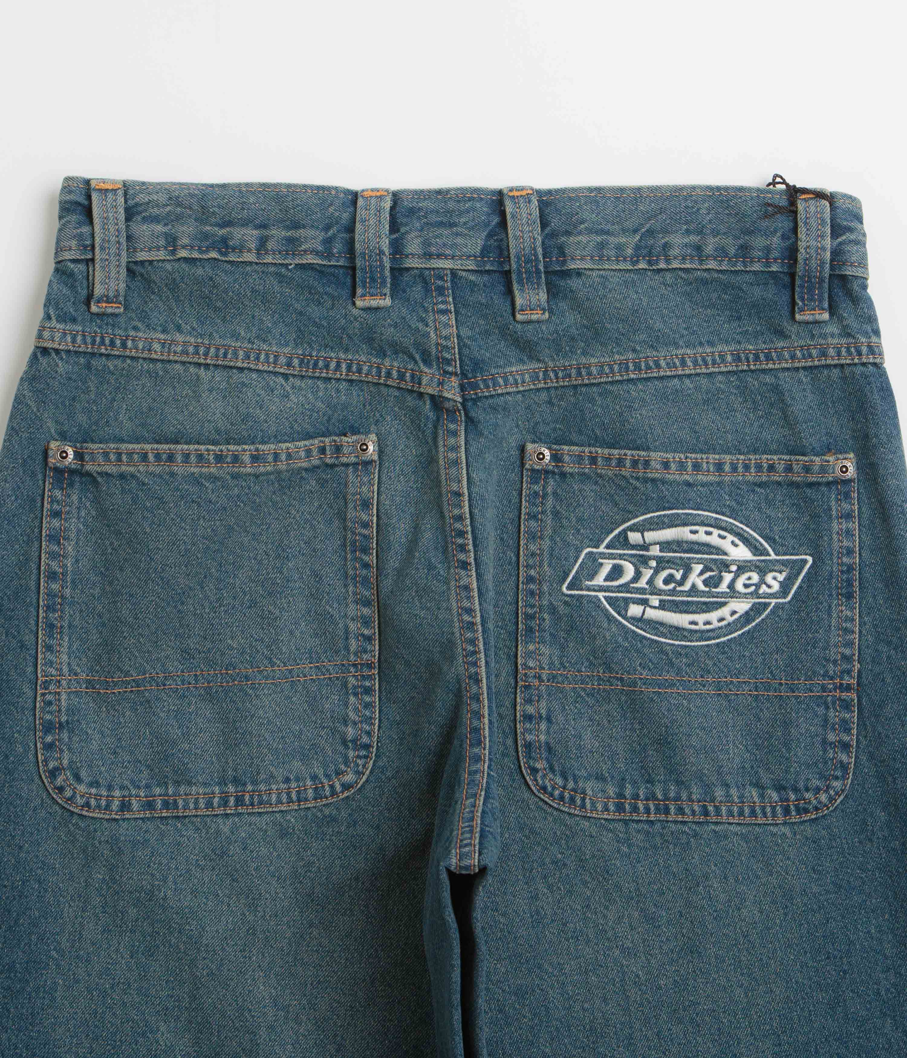 Dickies Hilham Jeans - Khaki Tinted Blue - Image 6