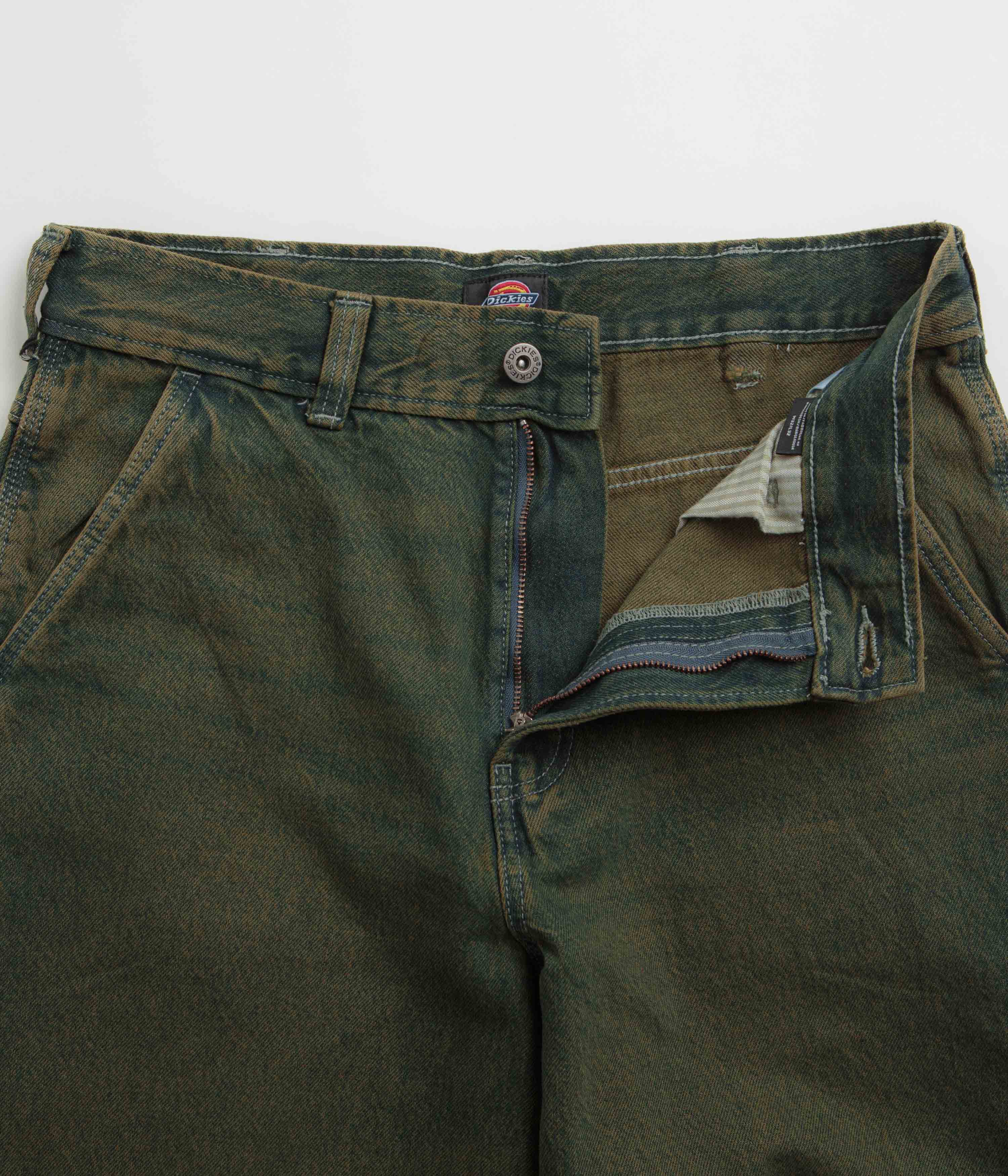 Dickies Loose Painter Jeans - Green Tone Fade - Image 5