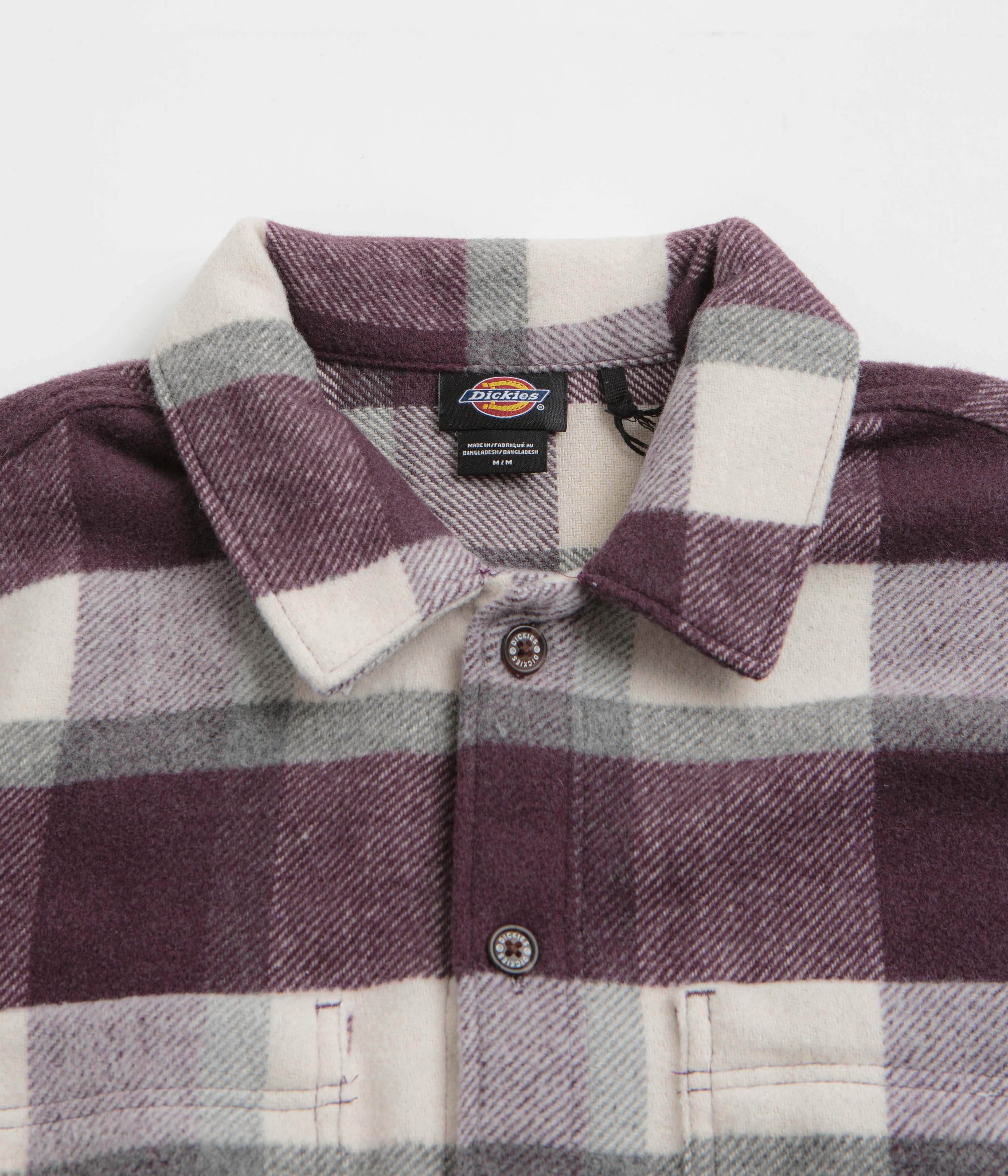Dickies Plaid Coaling Shirt - Plum Perfect - Image 2