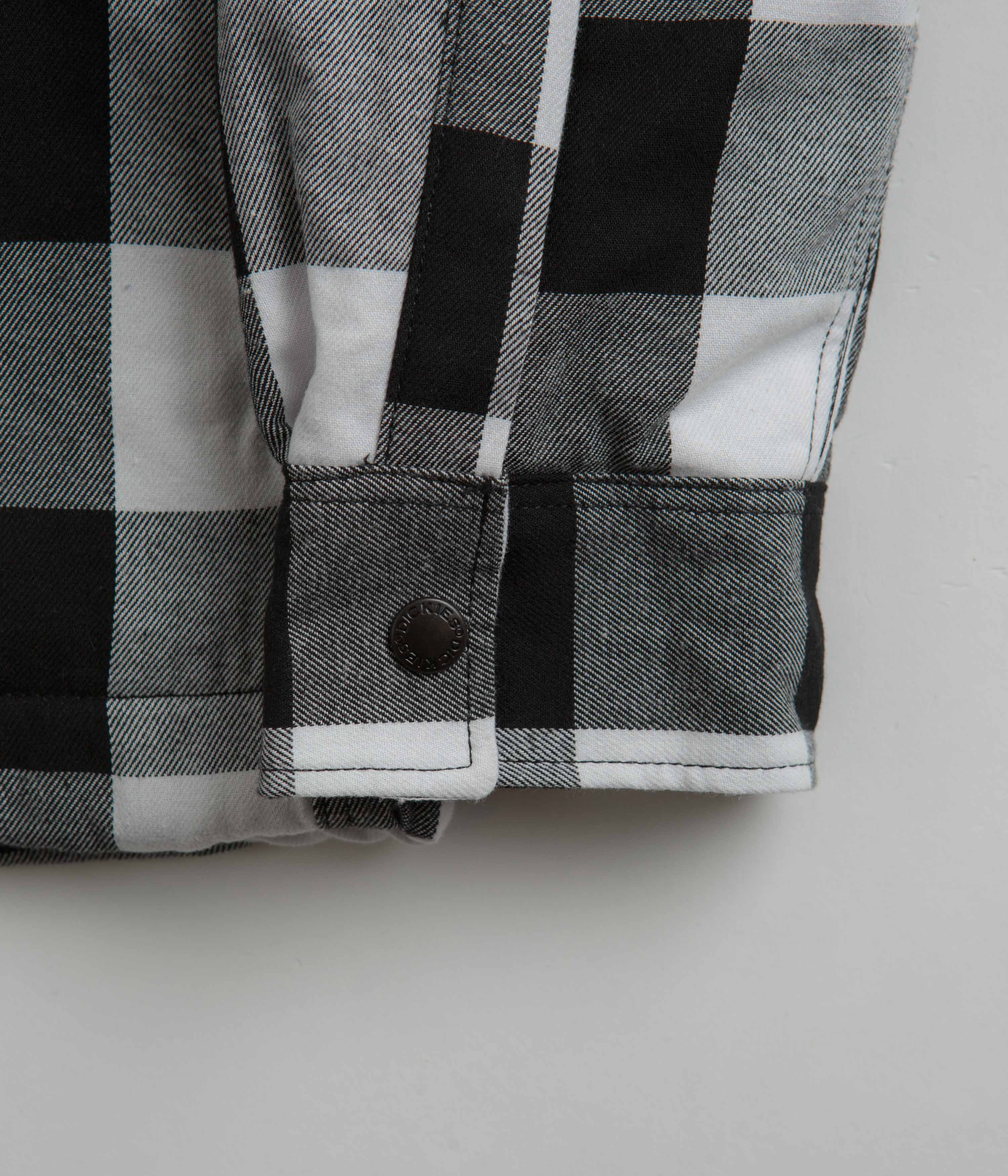 Dickies Sherpa Lined Sacramento Shirt - Black - Image 6