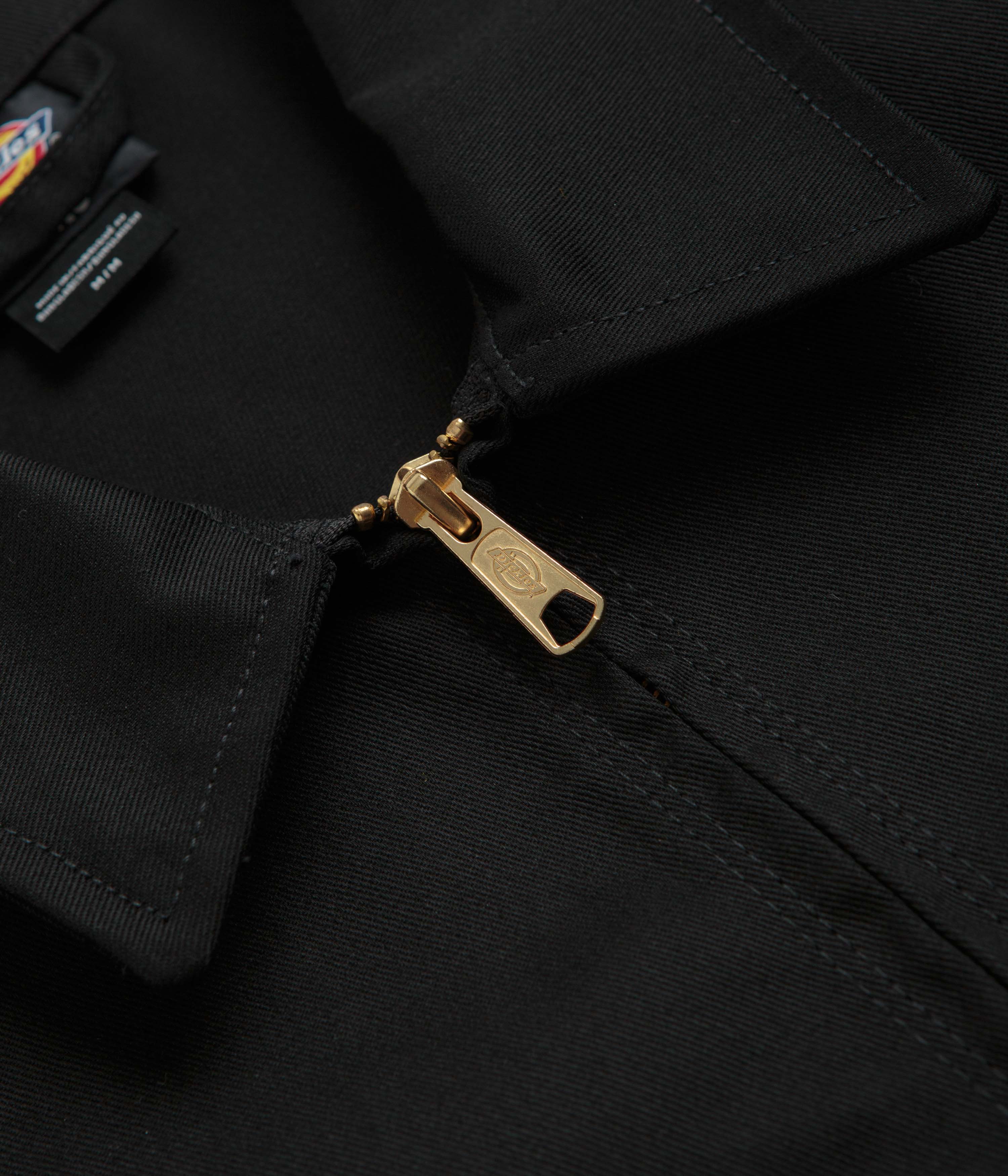 Dickies Unlined Eisenhower Jacket - Black / Black - Image 5