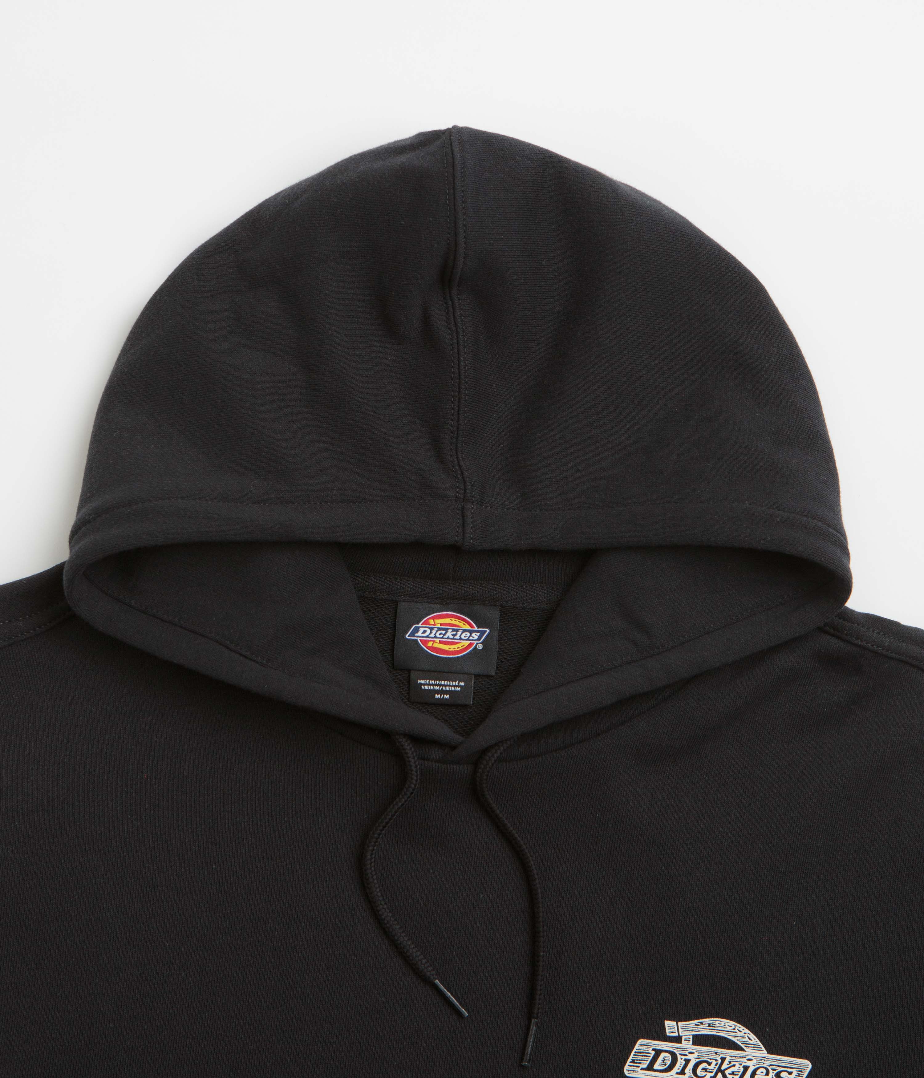 Dickies Wood Logo Hoodie - Black - Image 3