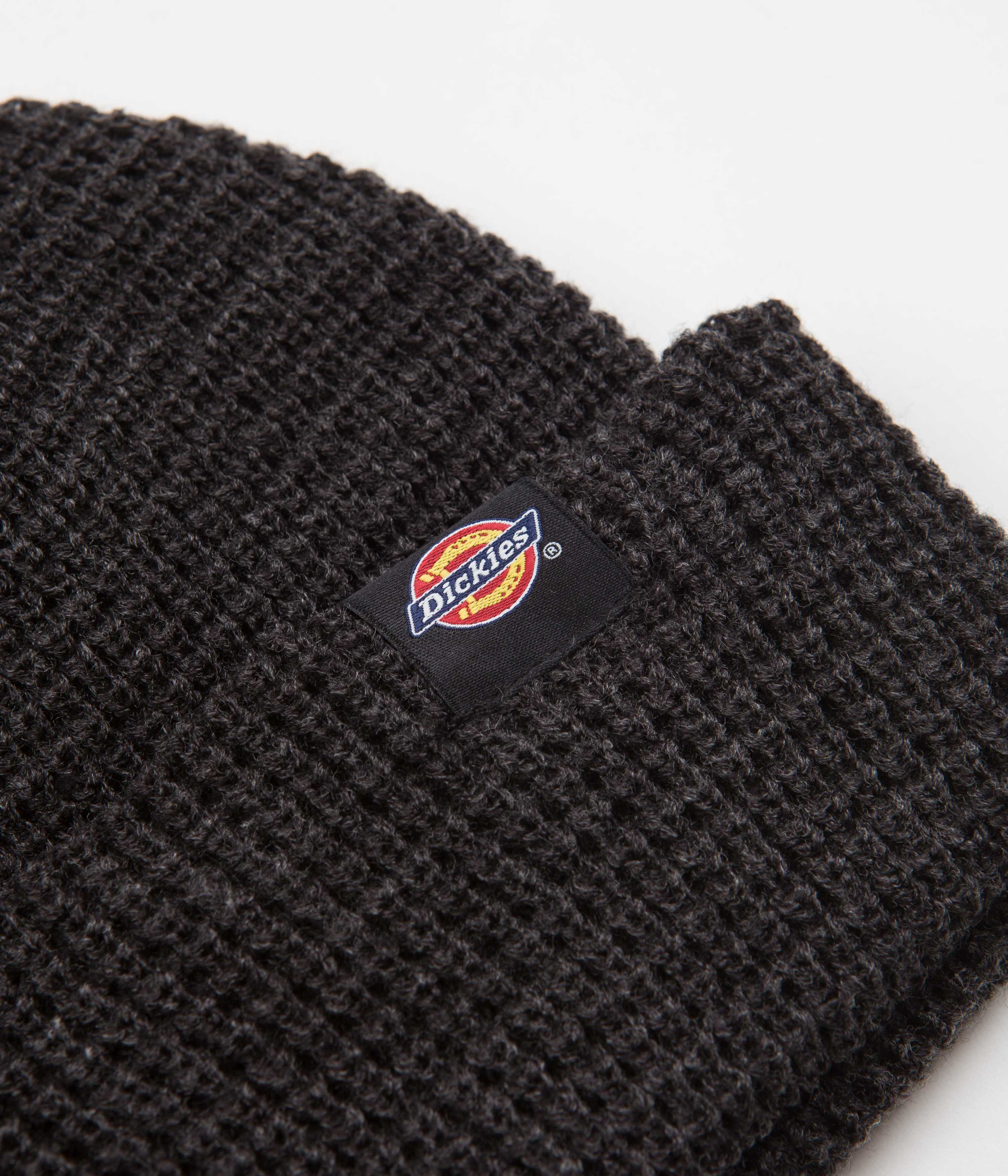 Dickies Woodworth Waffle Beanie - Black - Image 2