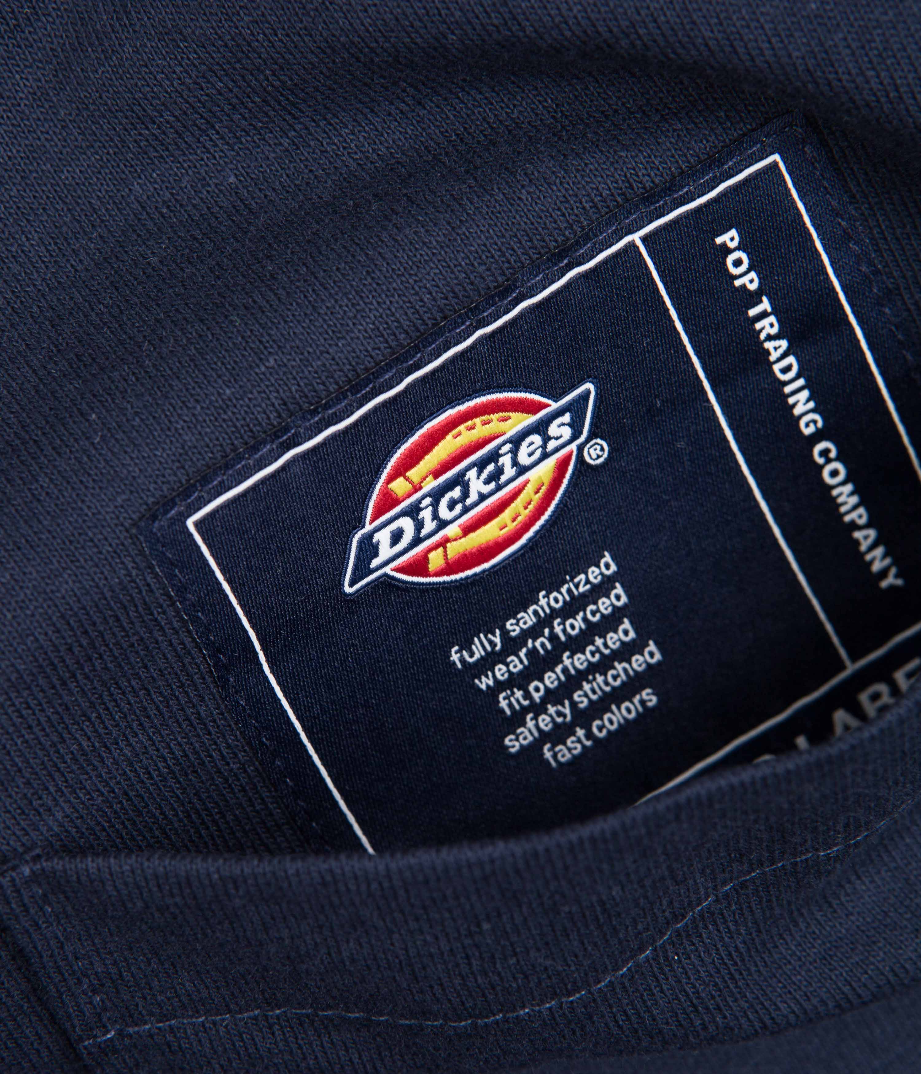 Dickies x Pop Trading Company T-Shirt - Navy Blue - Image 3
