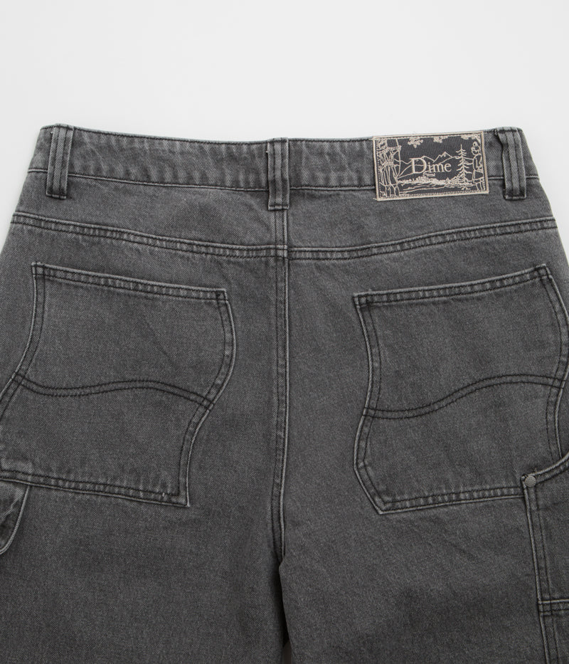 Dime Carpenter Denim Shorts - Faded Black - Image 6