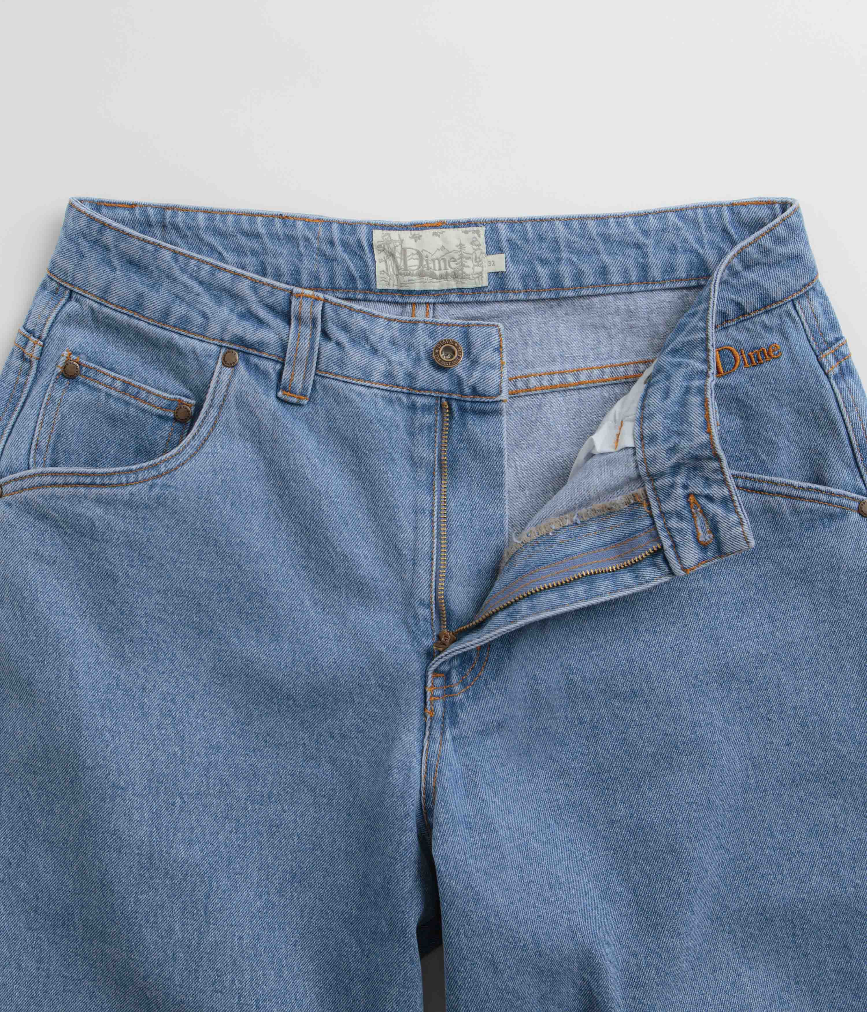 Dime Classic Baggy Jeans - Blue Washed - Image 5