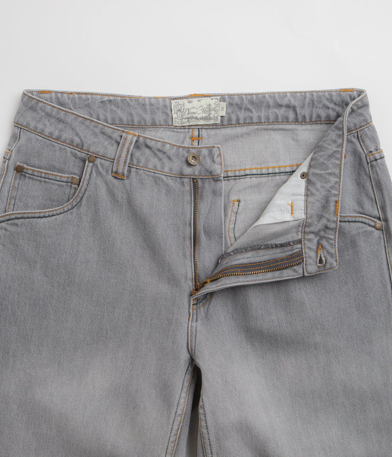 Dime Classic Relaxed Jeans - Dipped Sandblasted Grey - Image 5