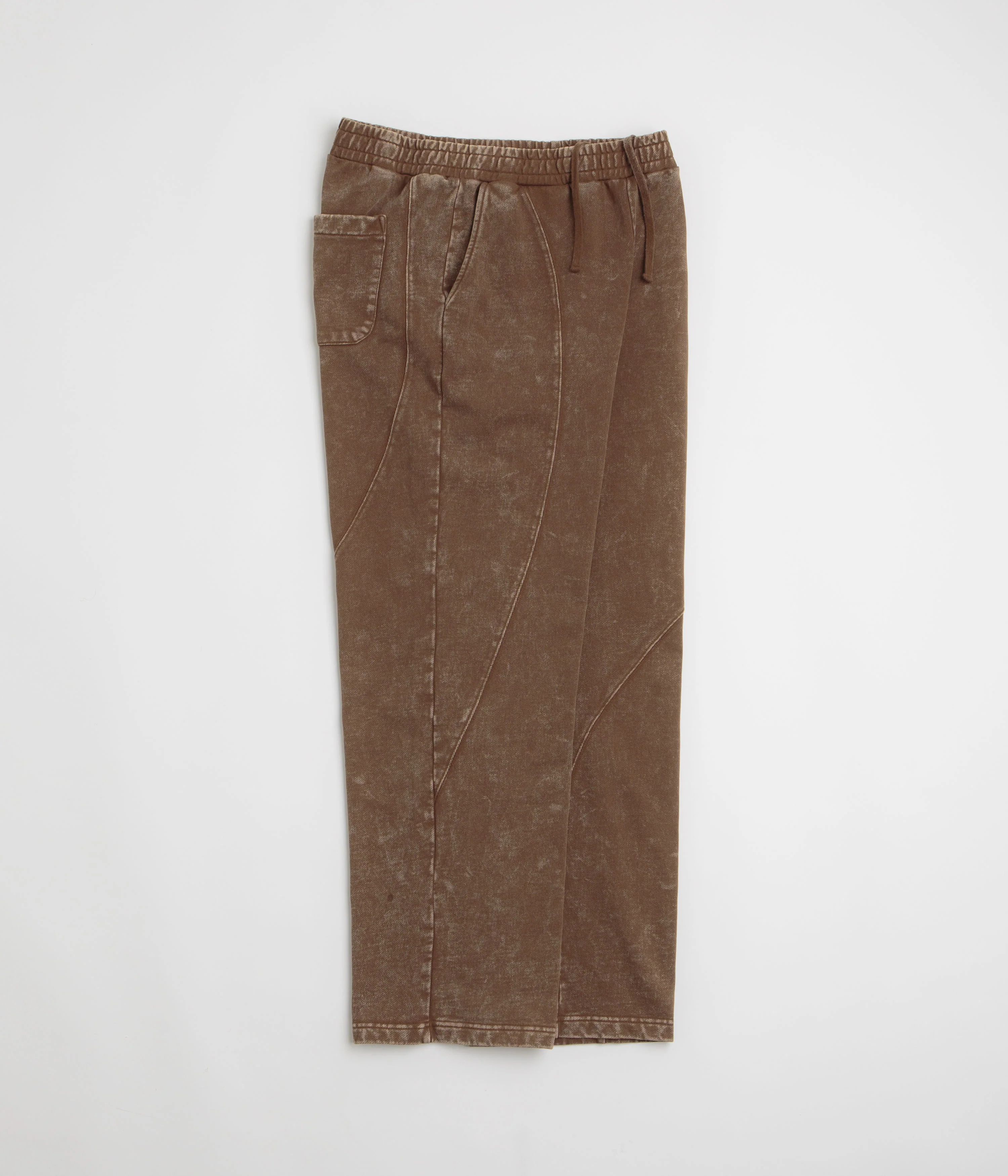 Dime Cyclone French Terry Pants - Brown Snow Washed - Image 3