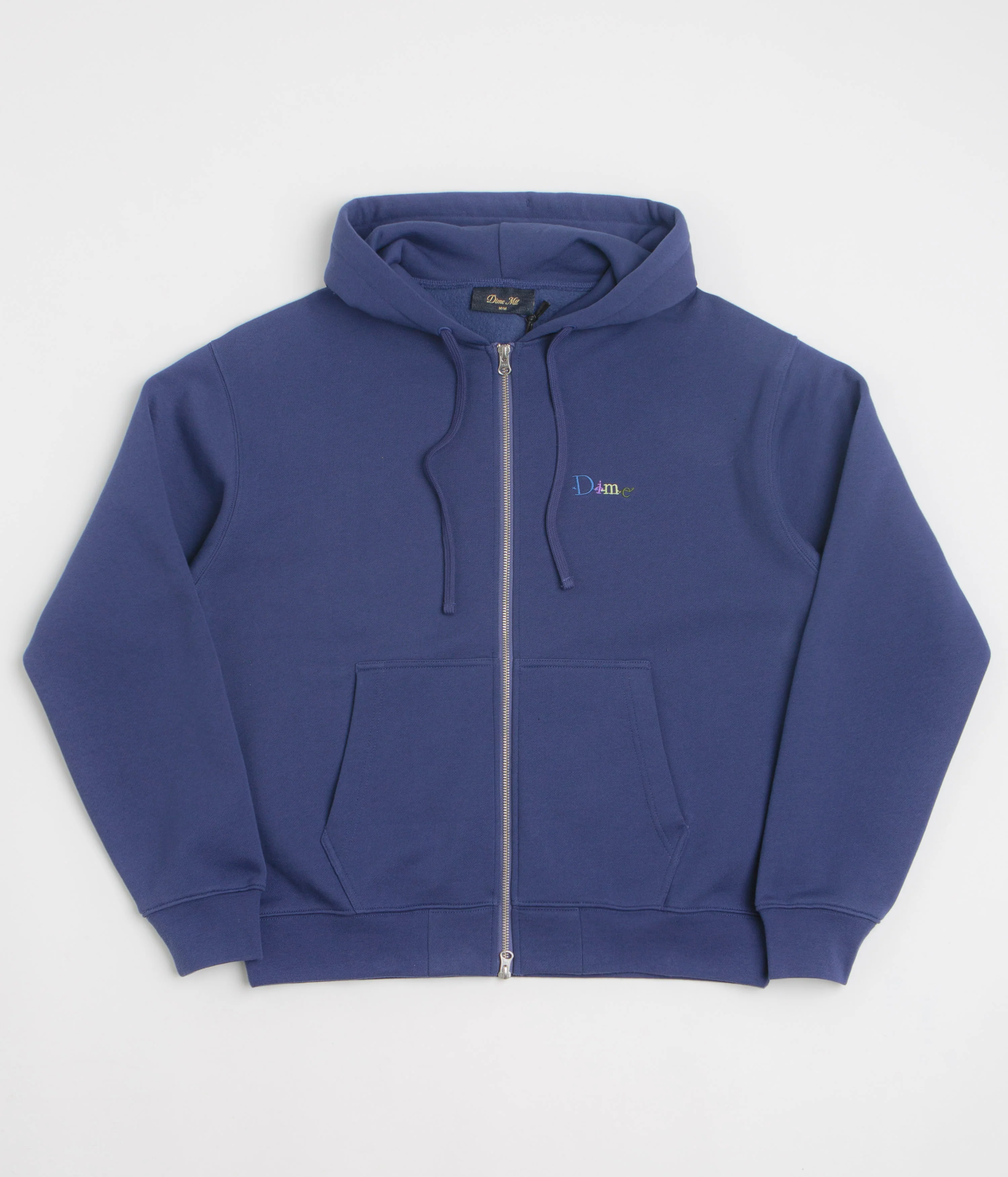 Dime Friends Full Zip Hoodie - Night Blue
