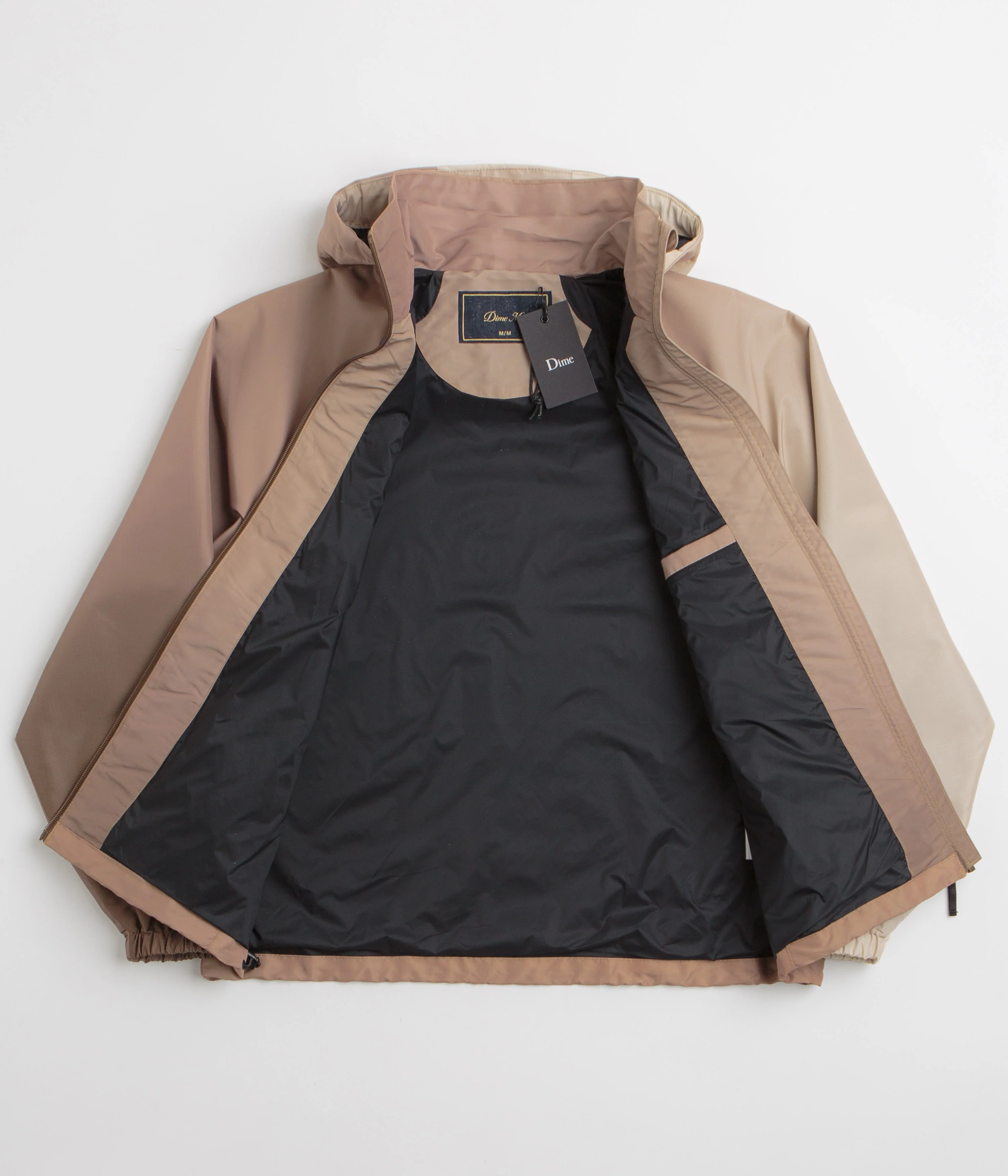Dime Gradient Windbreaker Jacket - Brown - Image 2