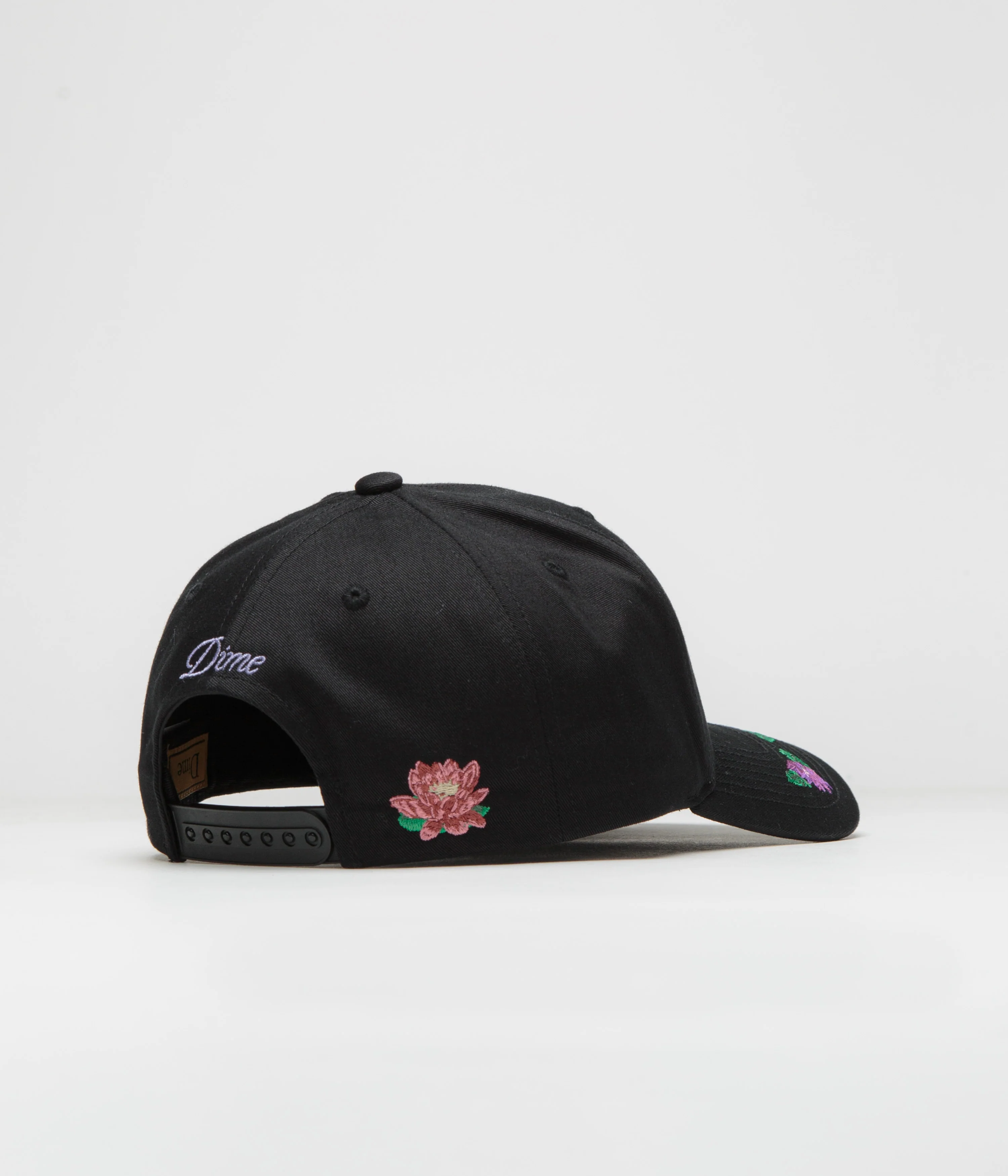 Dime Lotus Full Fit Cap - Black - Image 3