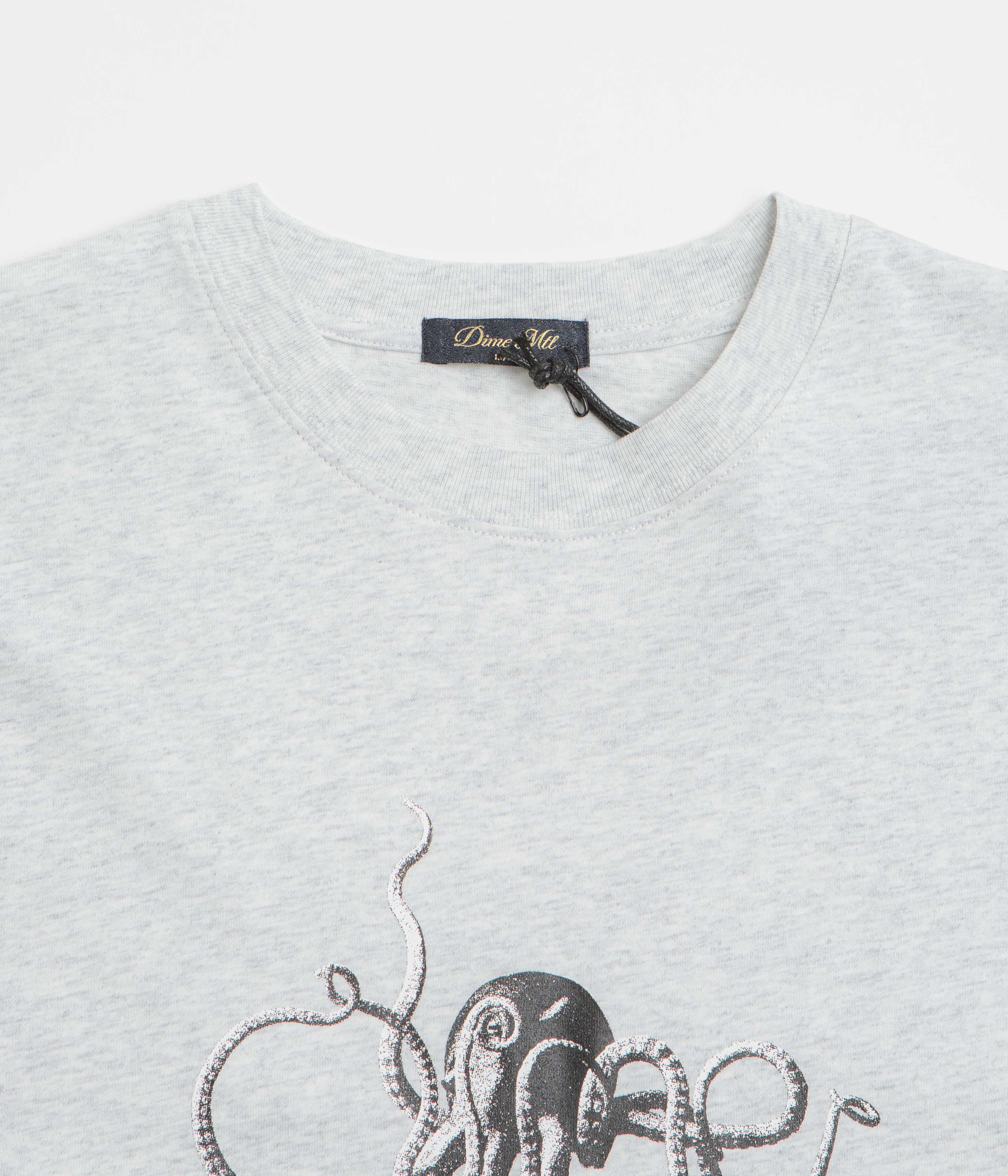 Dime Octopus T-Shirt - Ash - Image 2