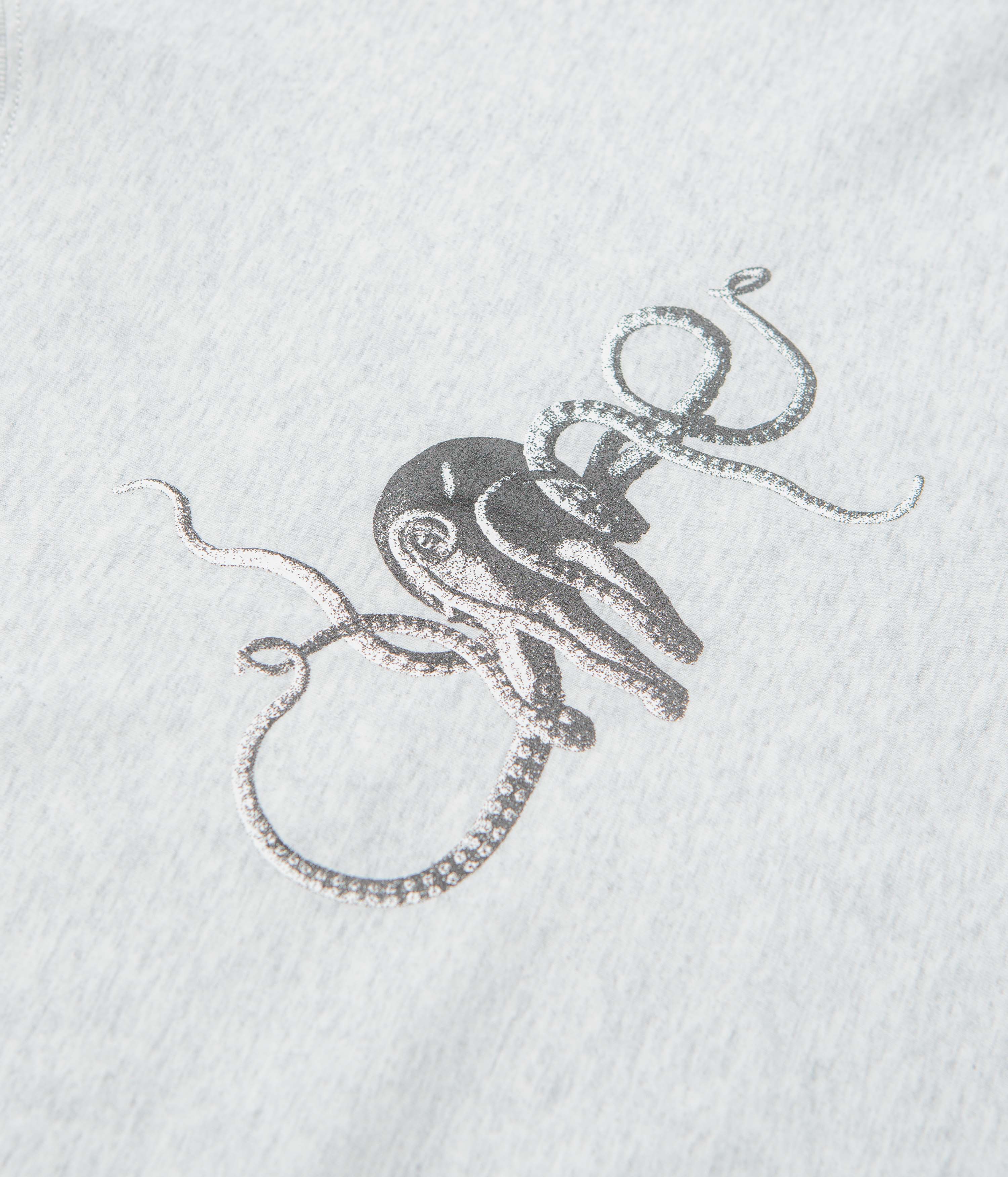 Dime Octopus T-Shirt - Ash - Image 3