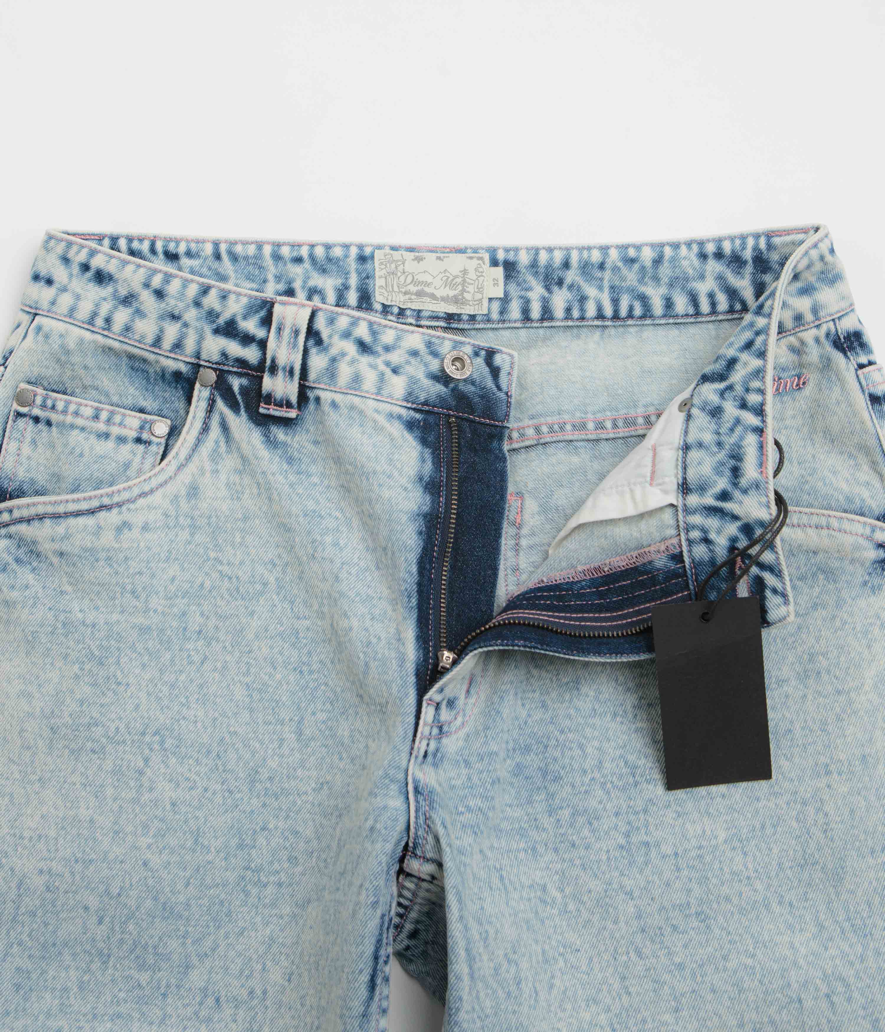 Dime Relaxed Denim Pants - Light Snow Washed - Image 5