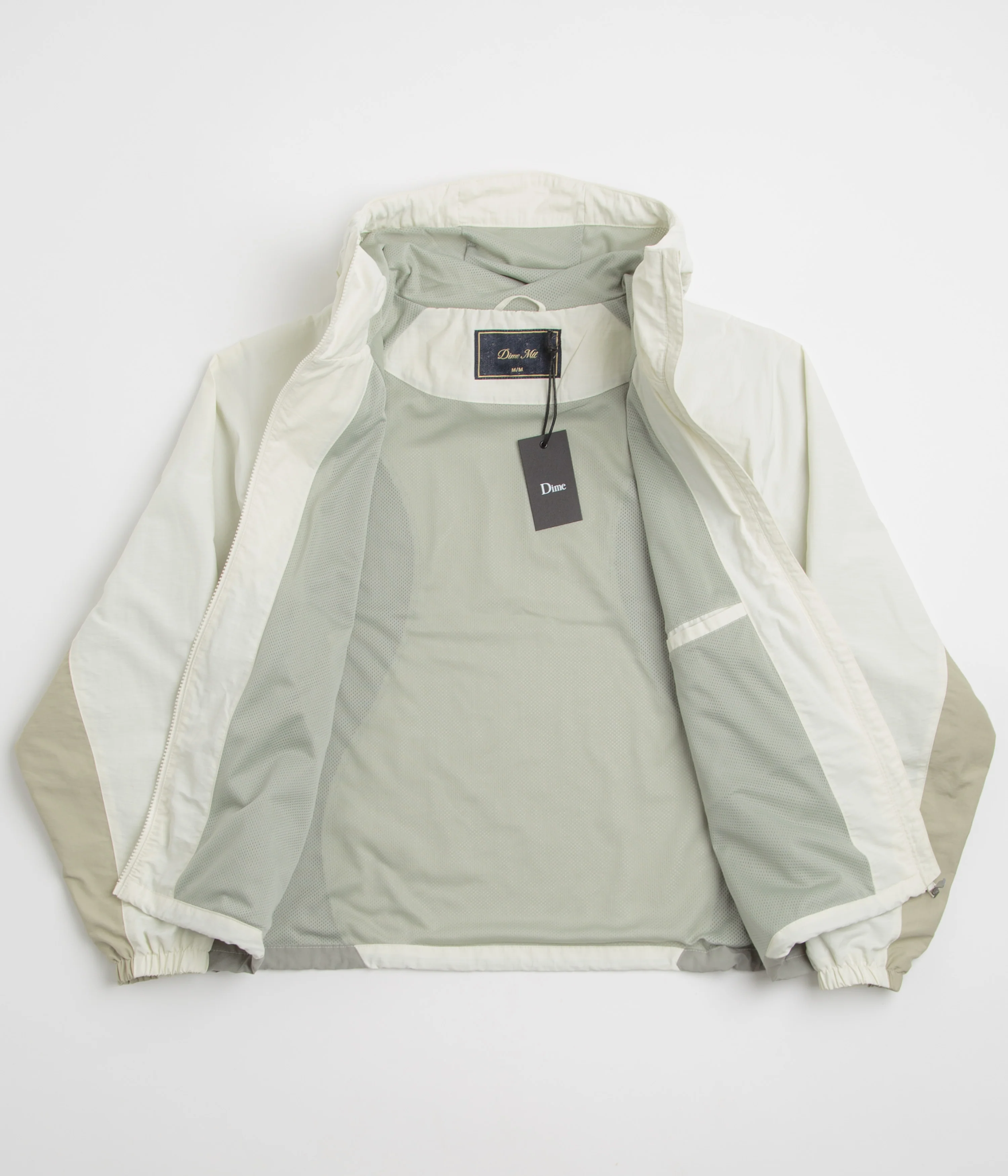 Dime Tech Windbreaker Jacket - Off White - Image 2