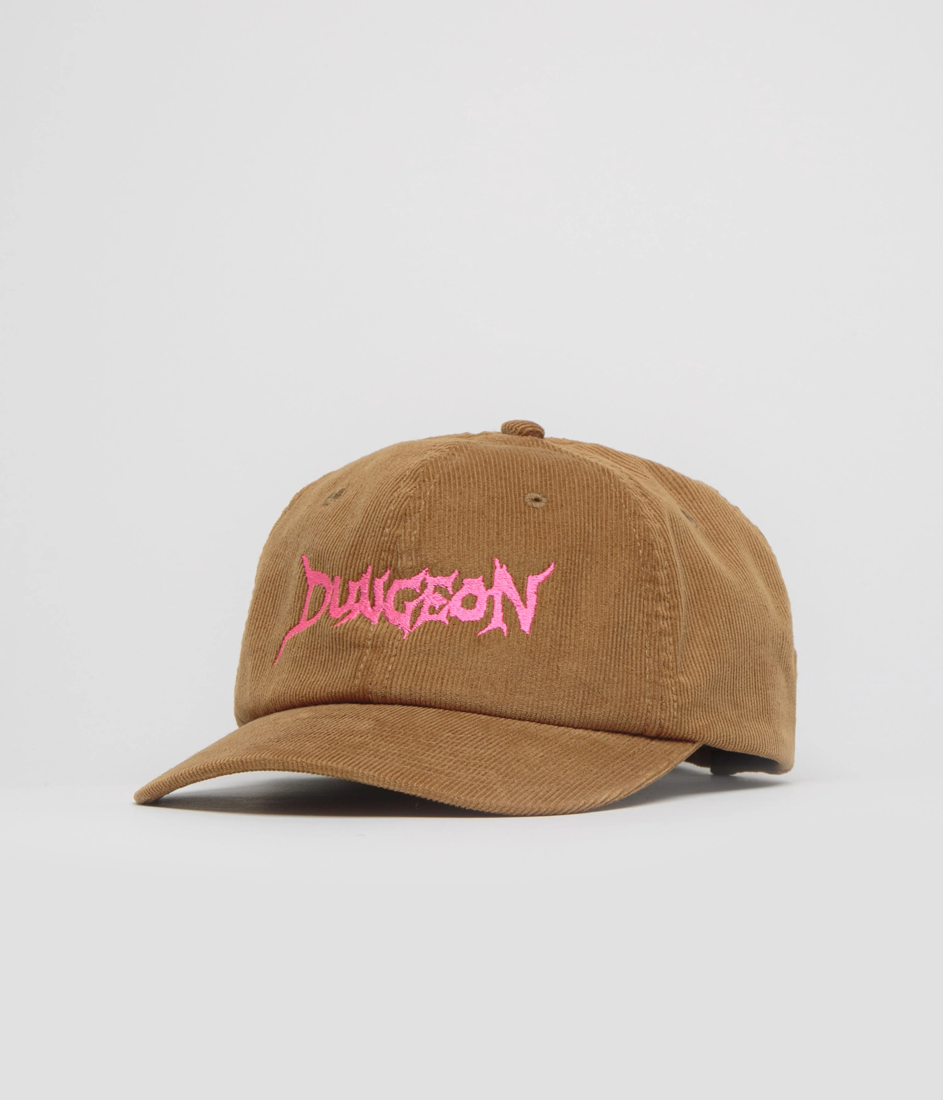 Dungeon Cord Cap - Camel / Neon Pink