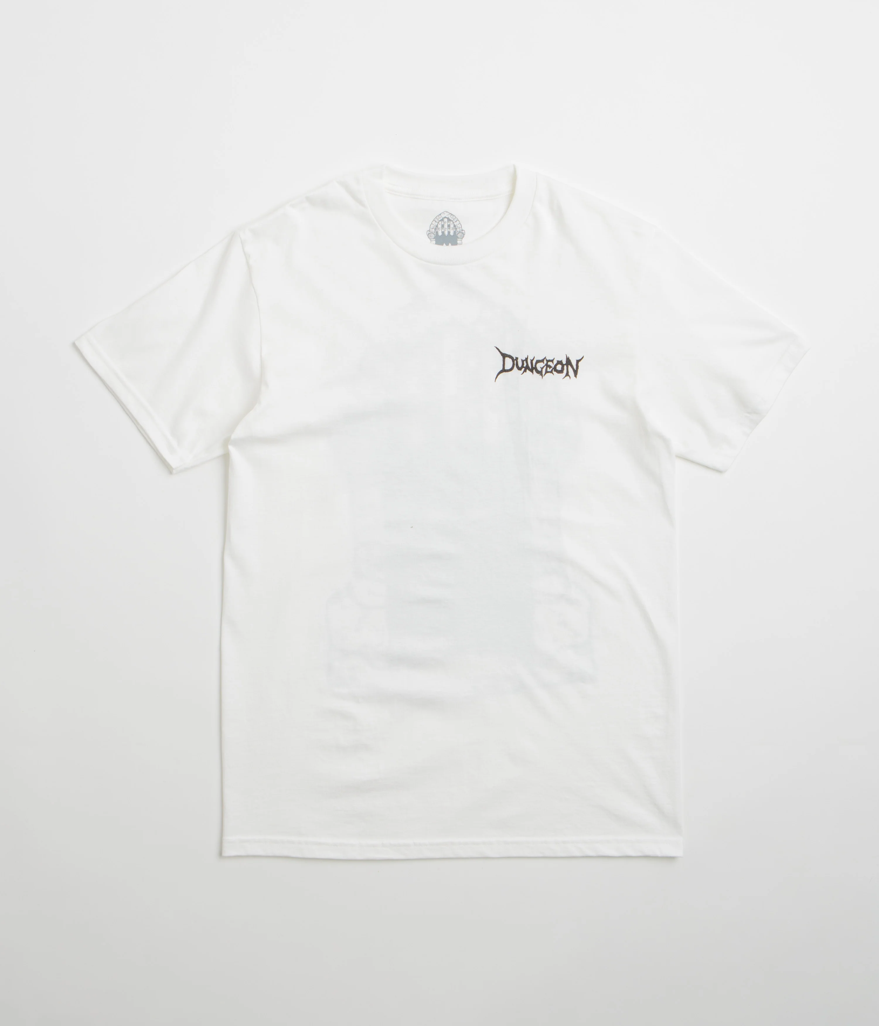Dungeon Portcullis T-Shirt - White / Black - Image 2
