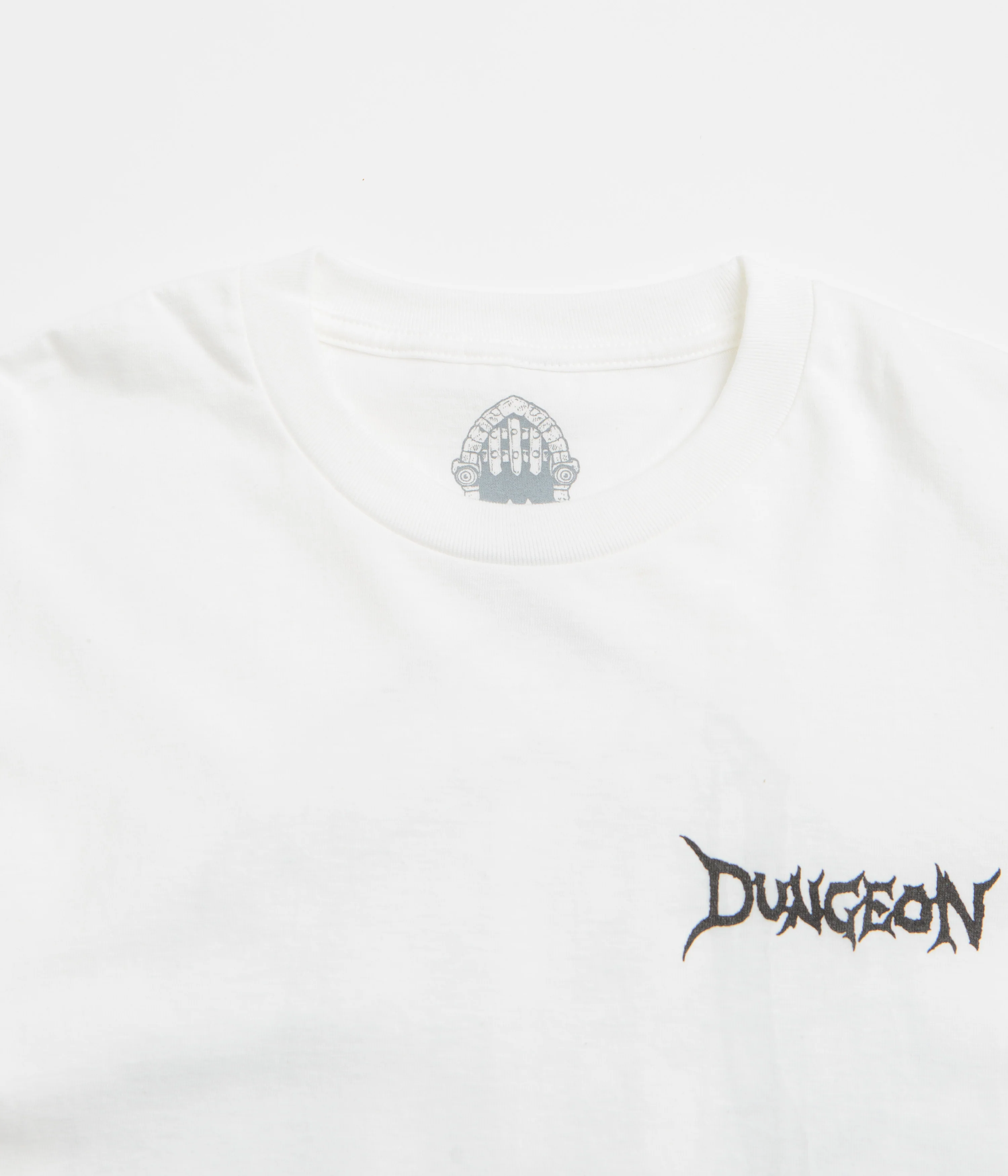 Dungeon Portcullis T-Shirt - White / Black - Image 3