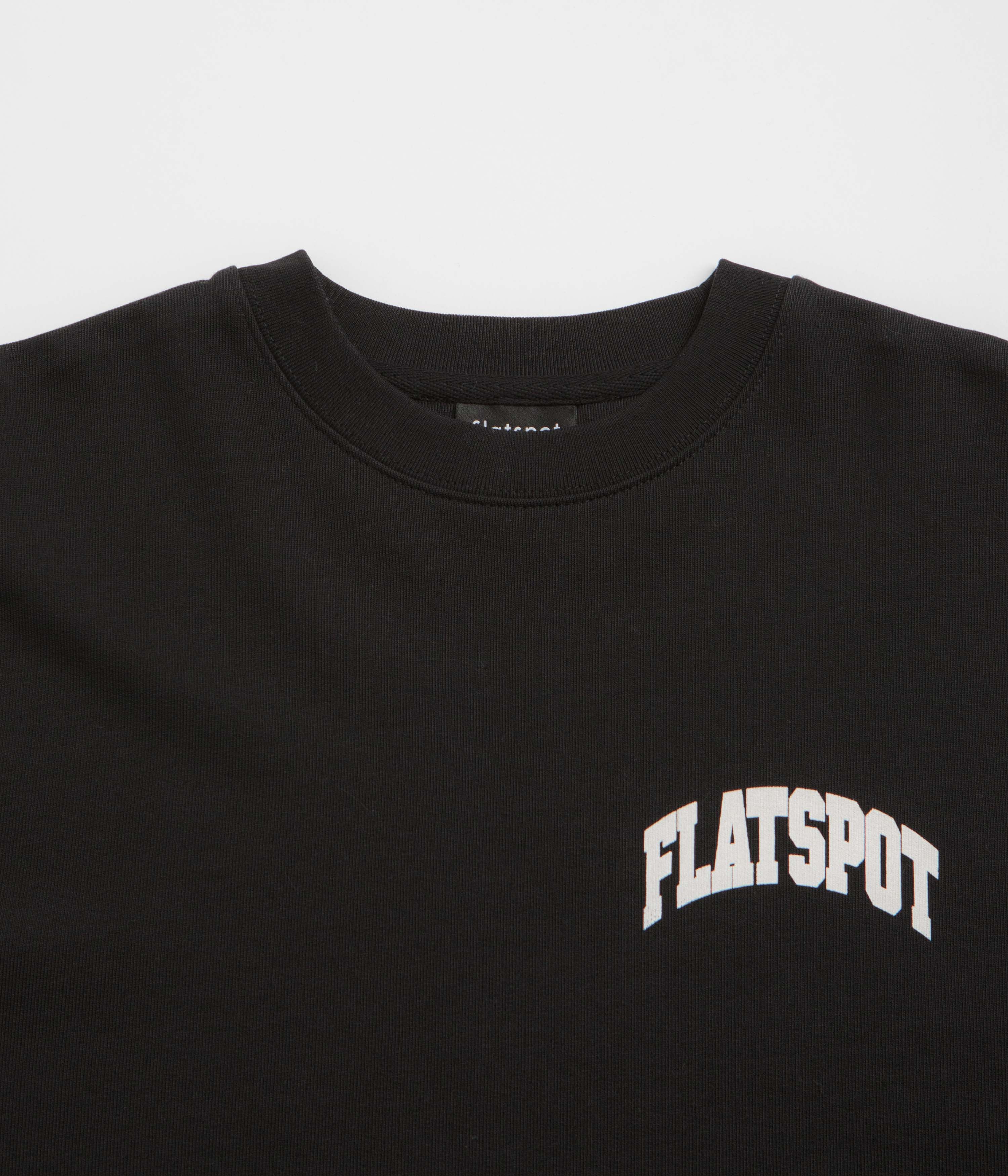 flatspot Collegiate Crewneck Sweatshirt - Black - Image 2
