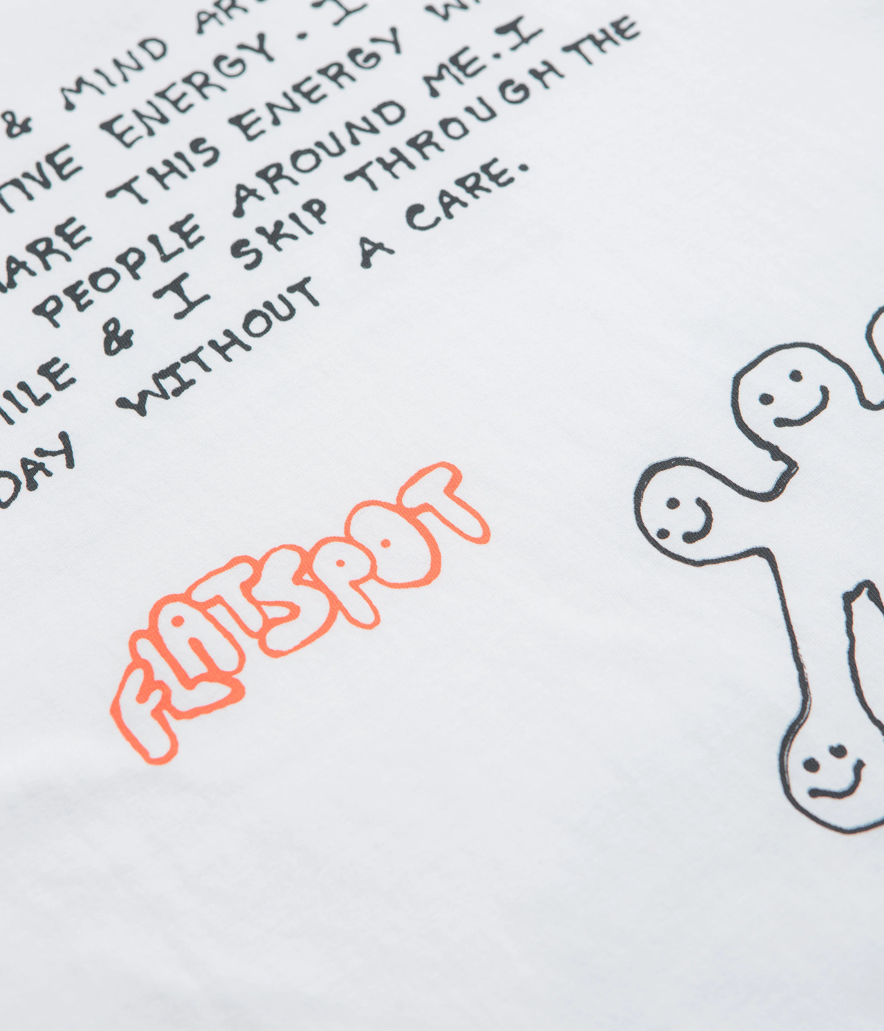 flatspot FS Is My Happy Place T-Shirt - White - Image 5