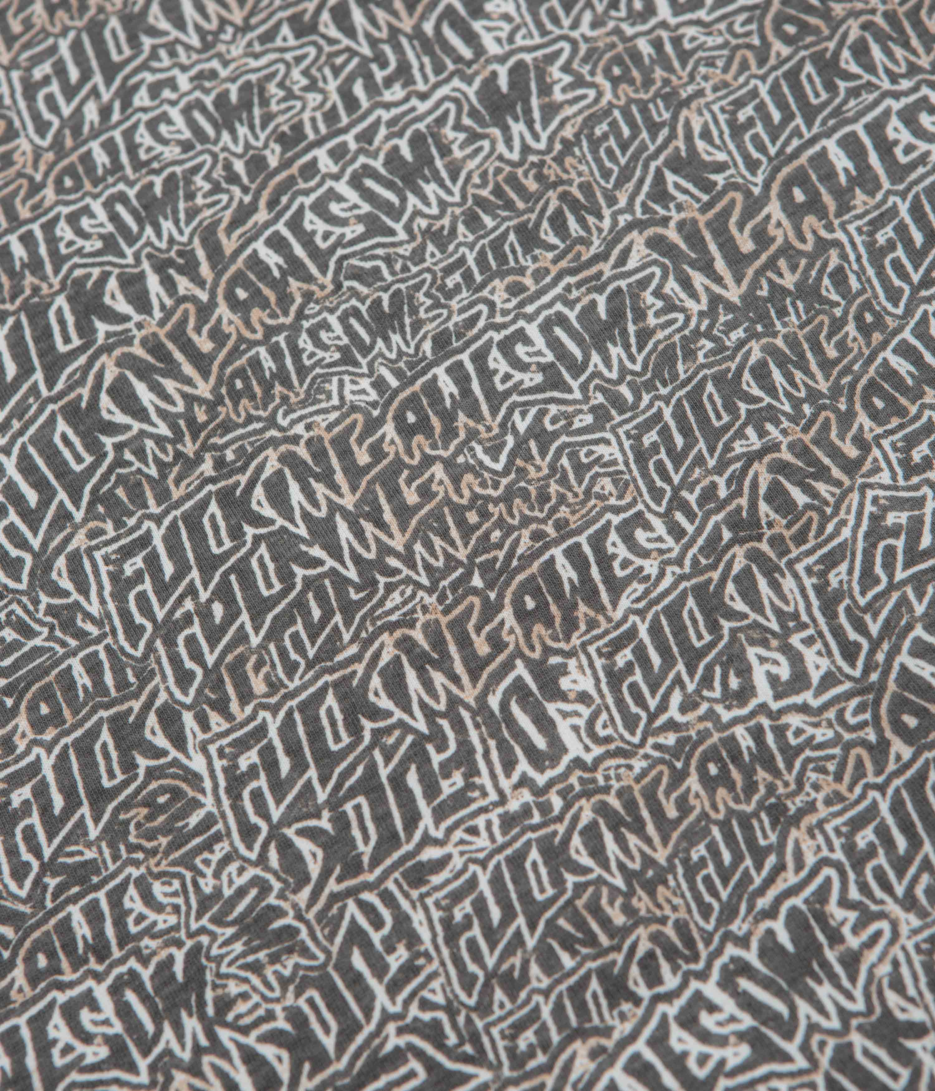 Fucking Awesome Burnt Sticker Stamp T-Shirt - All Over Print - Image 3