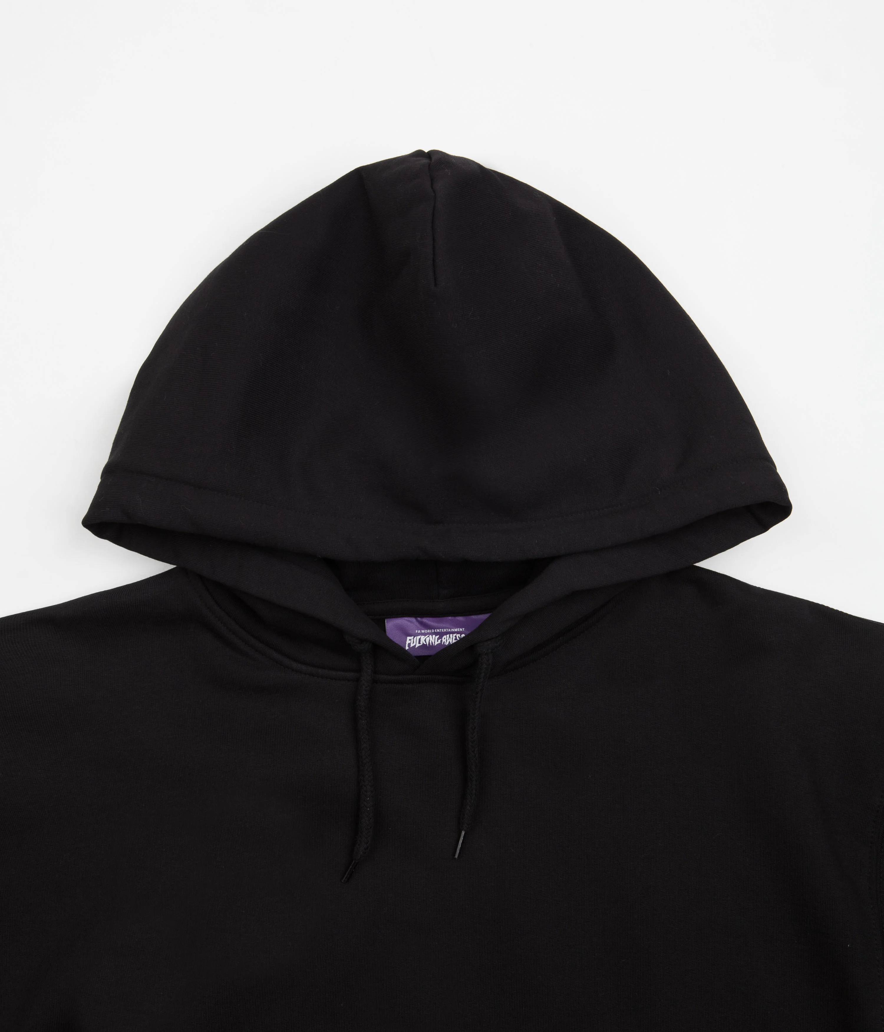 Fucking Awesome Cut Off Hoodie - Black - Image 4