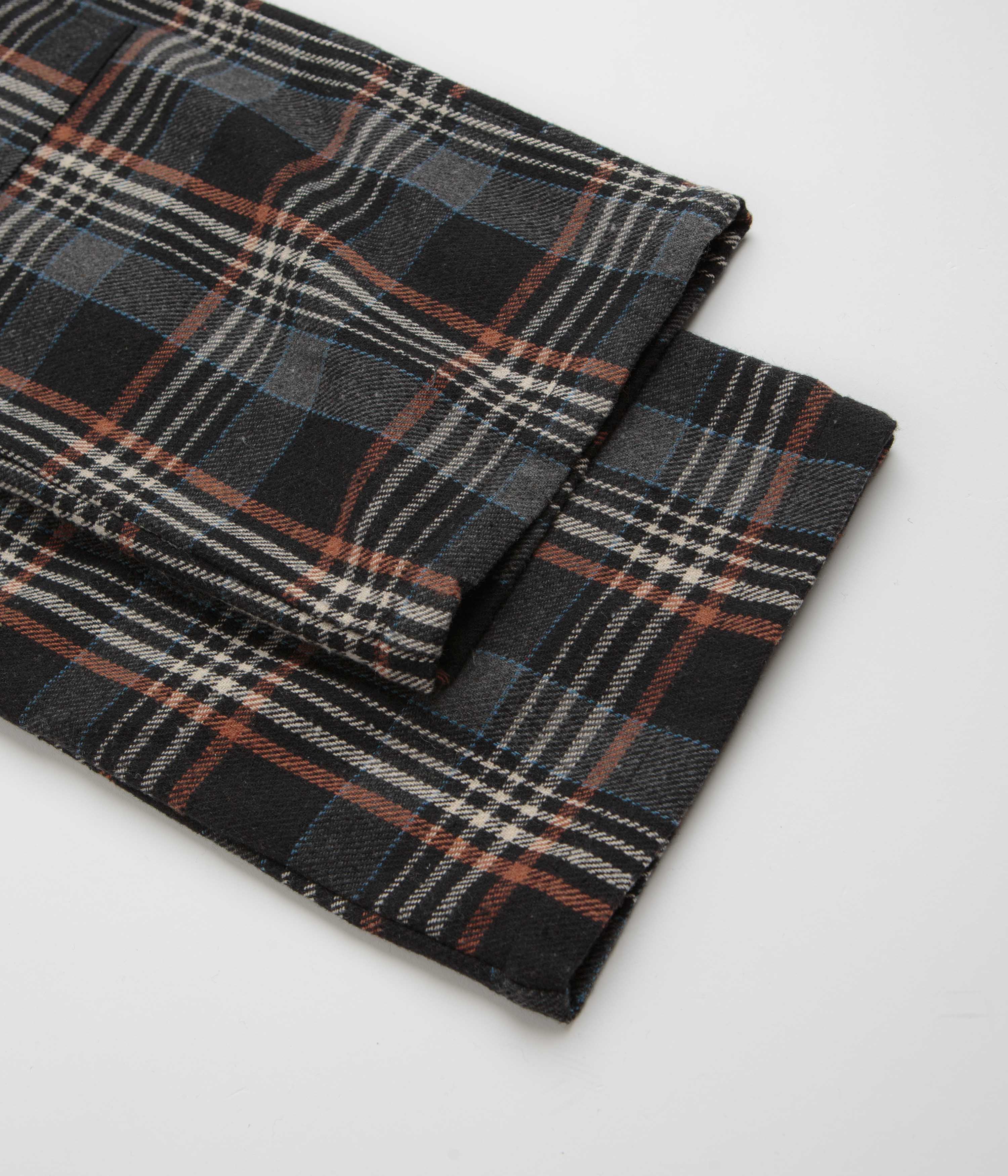 Fucking Awesome Plaid Double Knee Pants - Black - Image 9