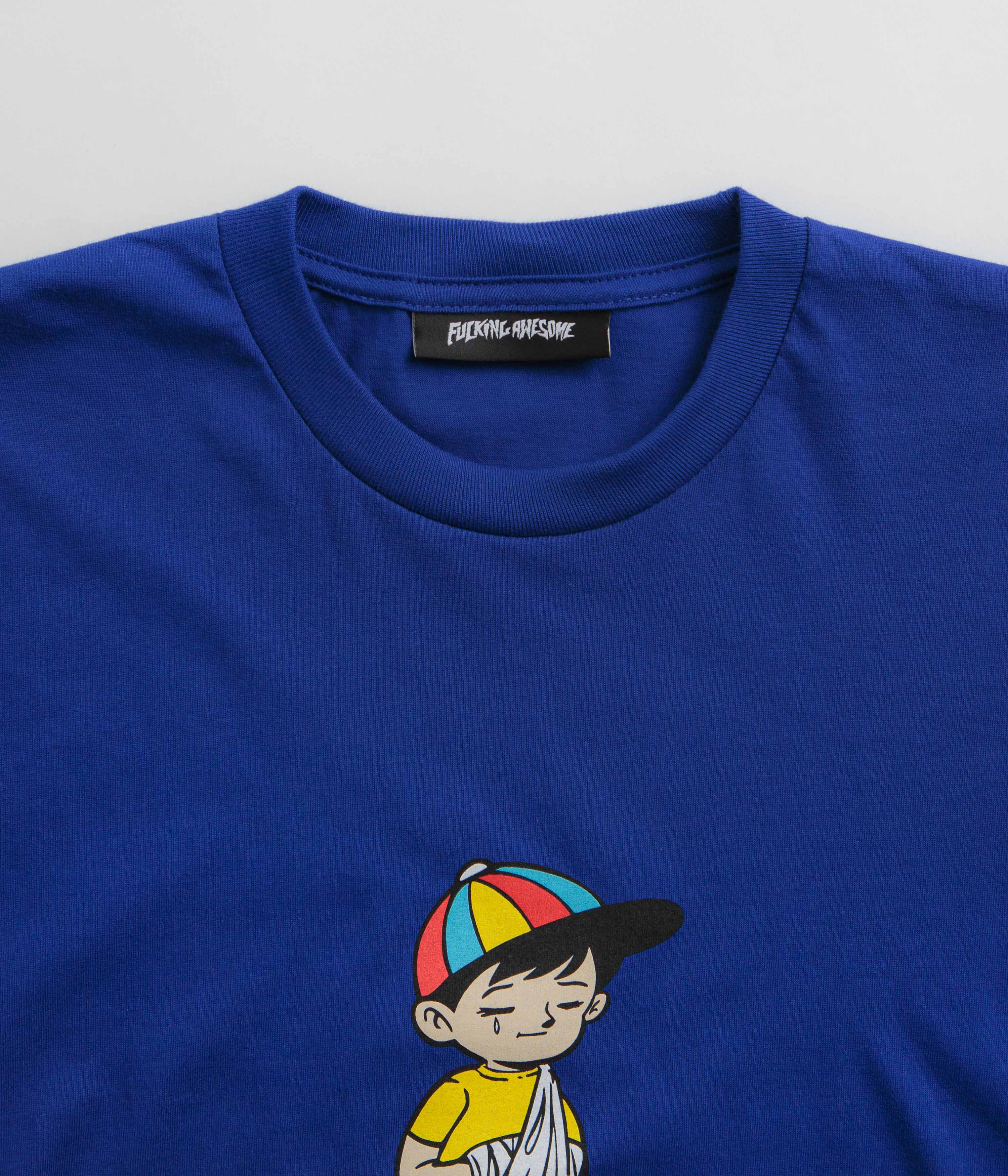 Fucking Awesome Wanto Kid T-Shirt - Royal - Image 3