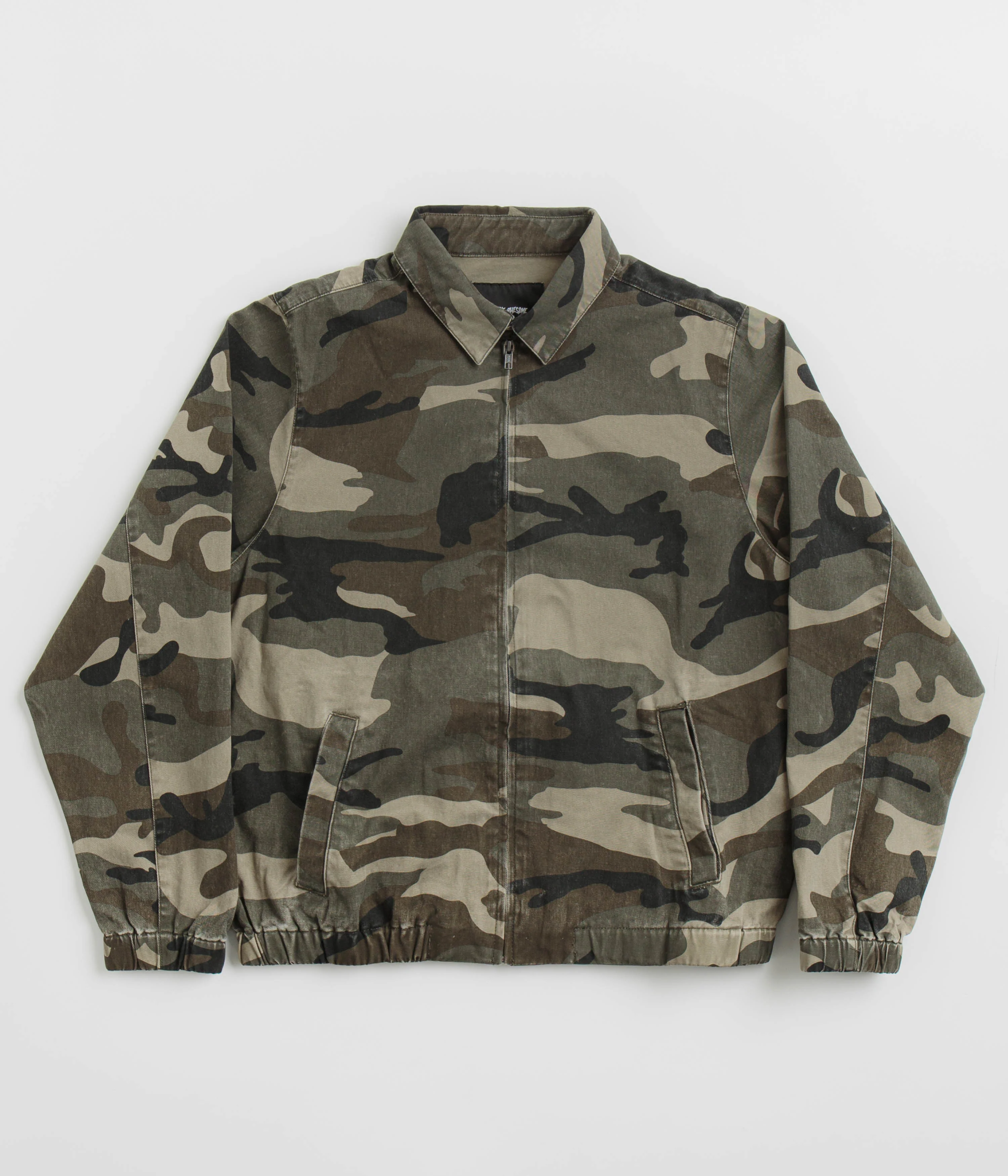 Fucking Awesome Washed Harrington Jacket - Camo - Image 2