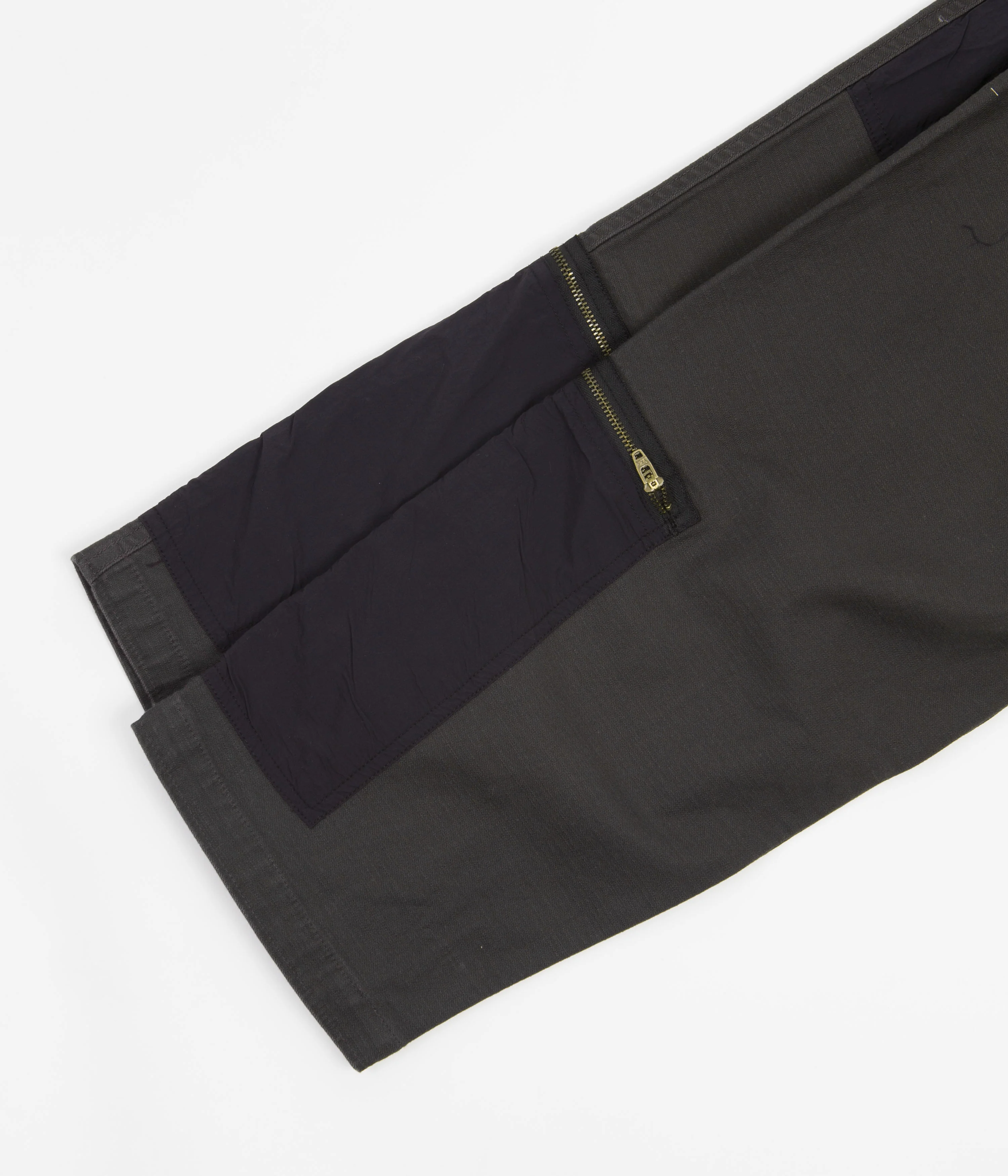 Gramicci Back Satin Parachute Pants - Black - Image 8
