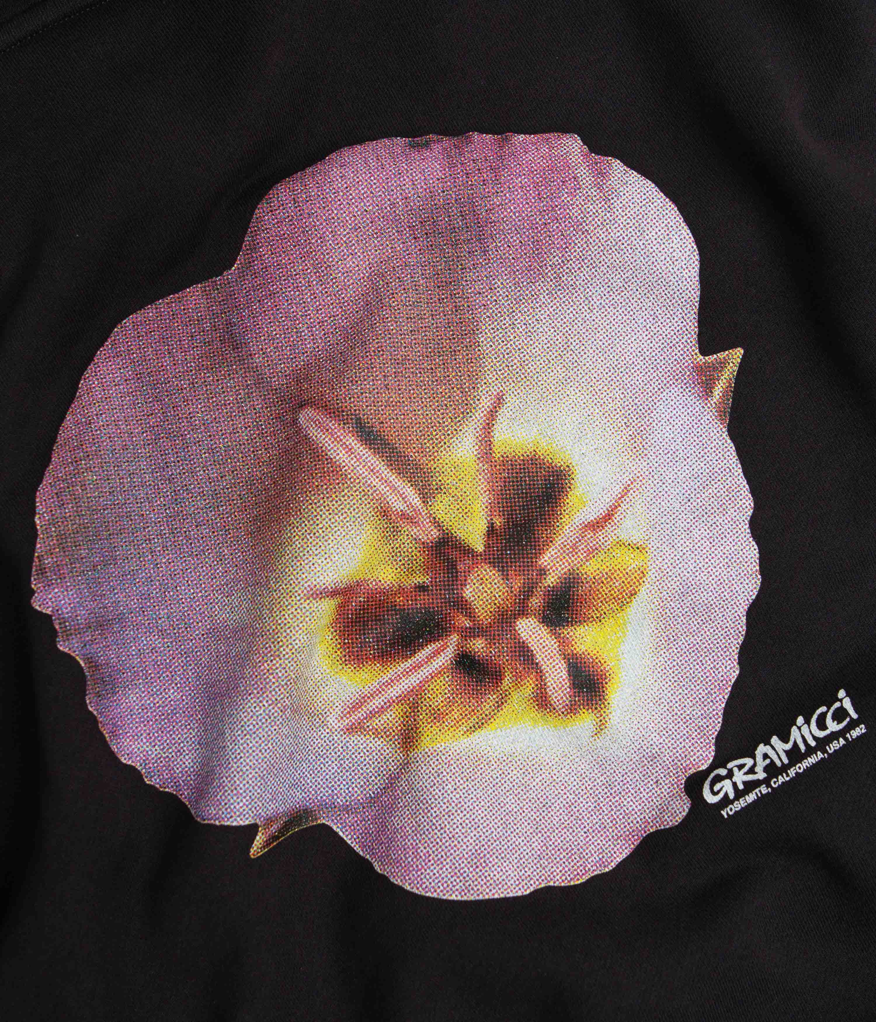 Gramicci Flower Hoodie - Vintage Black - Image 5