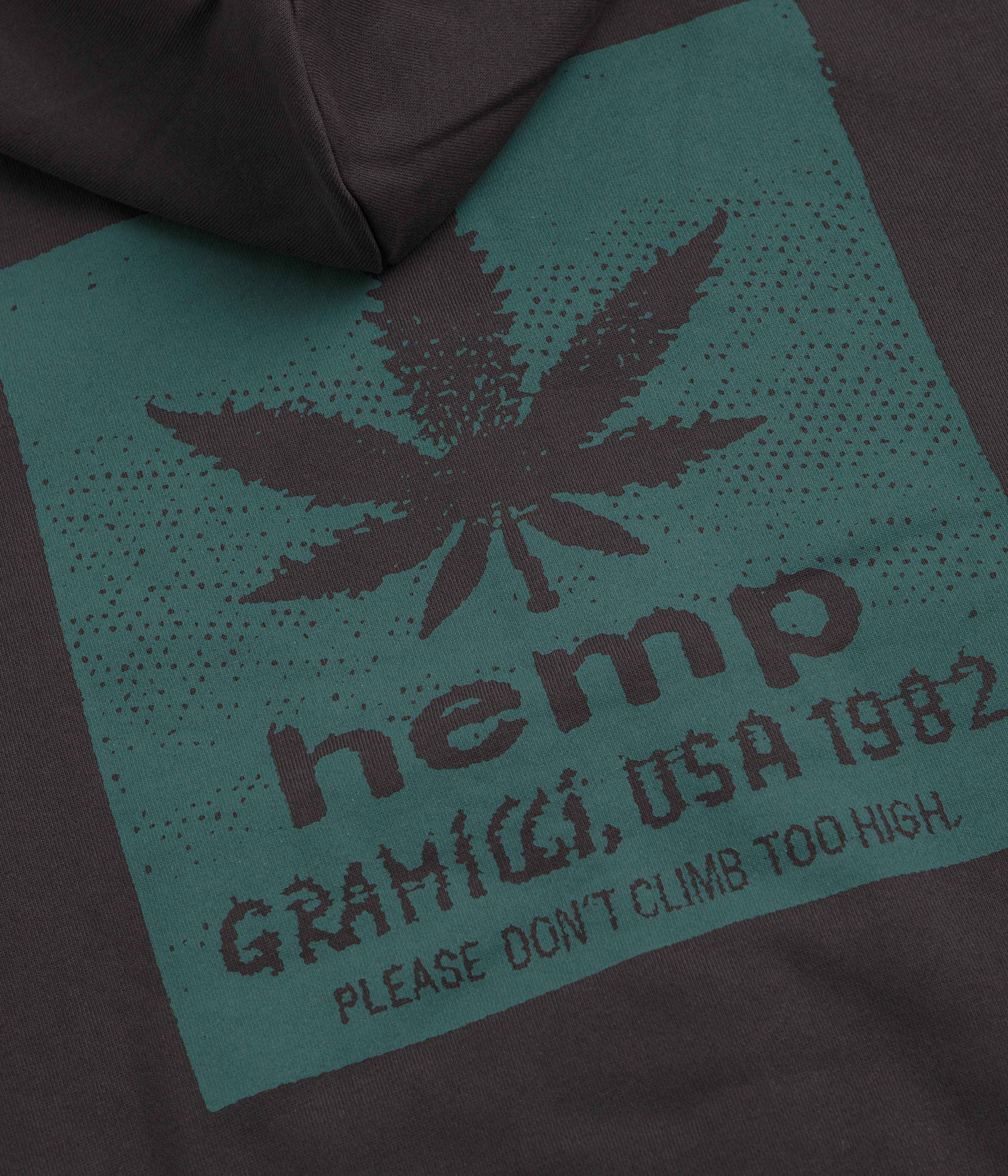 Gramicci Hemp Full Zip Hoodie - Deep Brown - Image 6