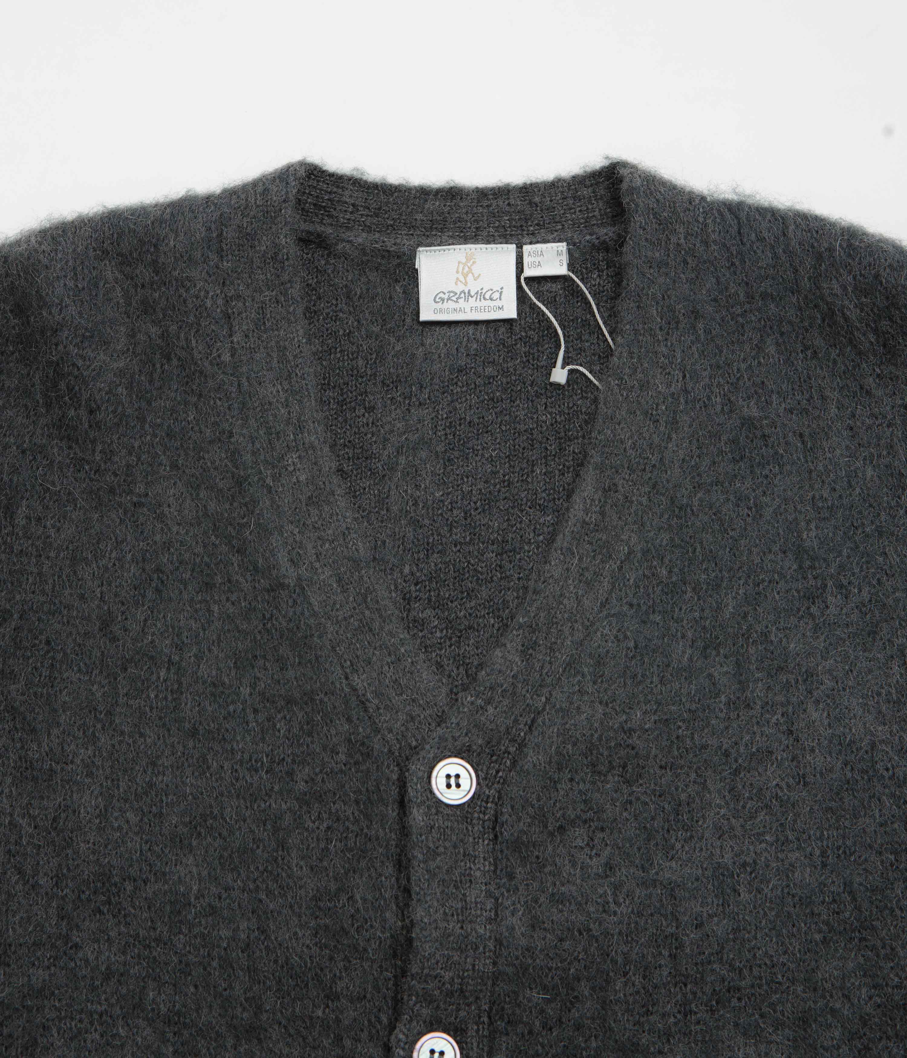 Gramicci Mohair Cardigan - Charcoal - Image 2