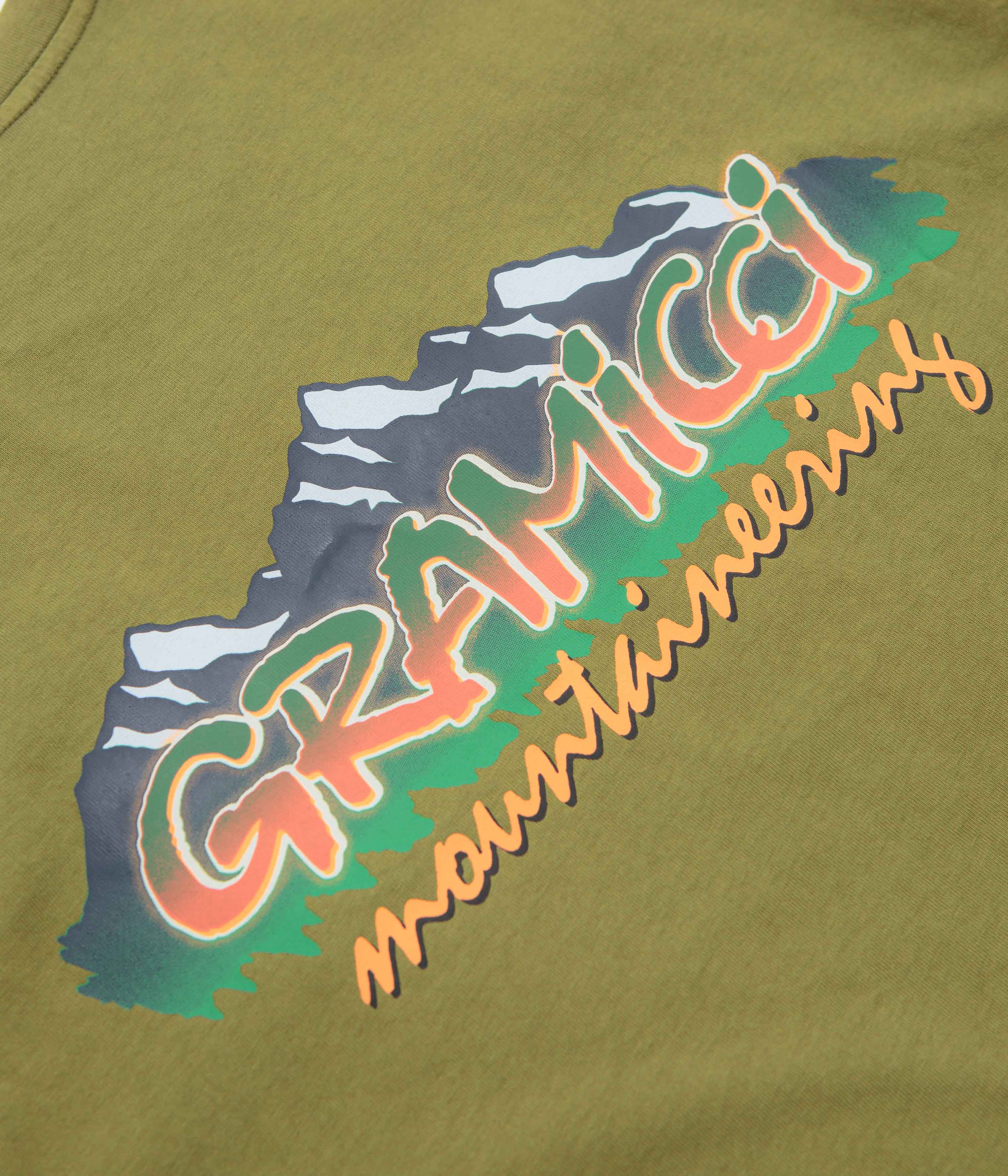 Gramicci Mountaineering T-Shirt - Pistachio Pigment - Image 3