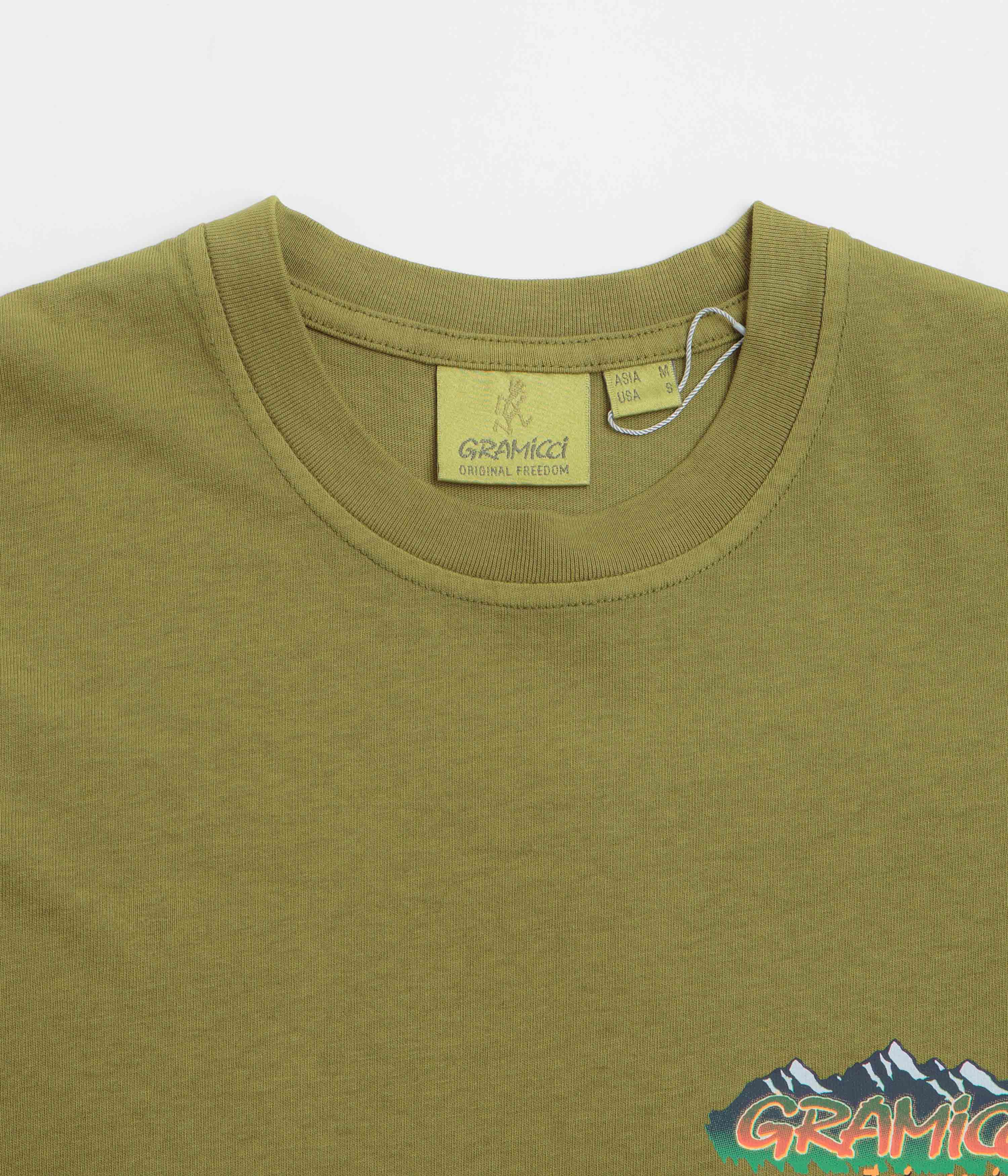Gramicci Mountaineering T-Shirt - Pistachio Pigment - Image 4