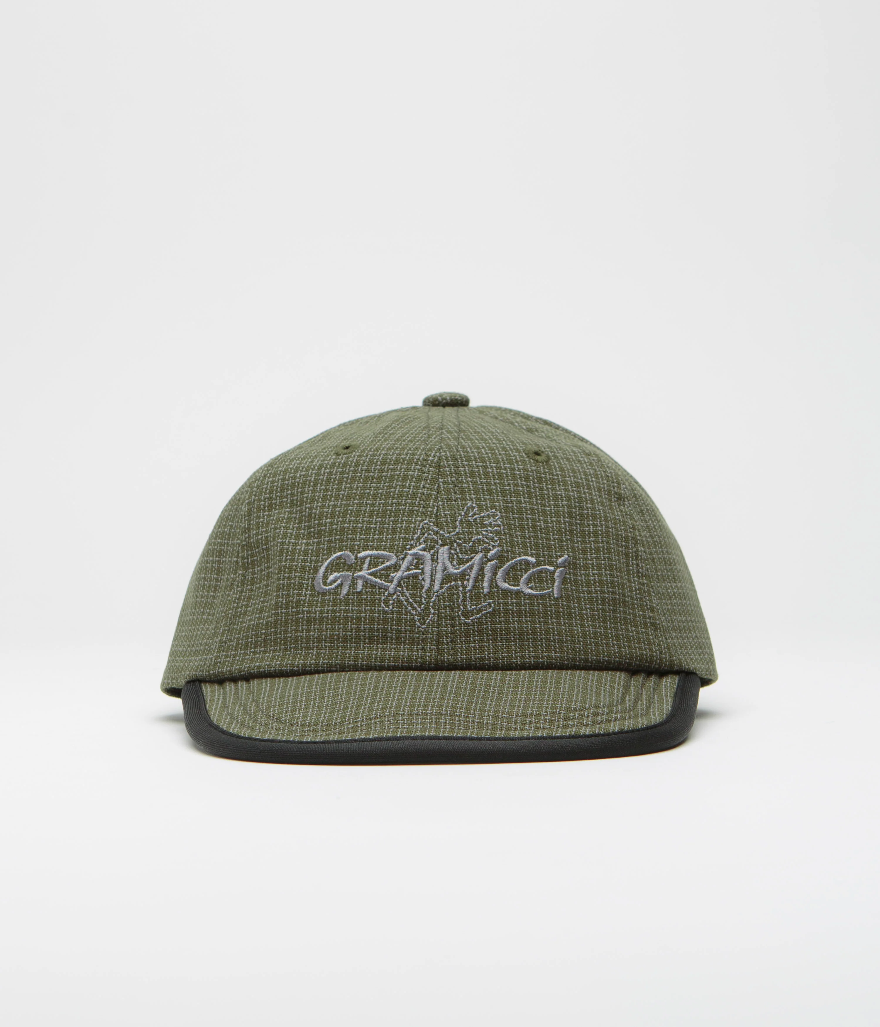 Gramicci O.G. Dyed Woven Dobby Jam Cap - Olive Dyed - Image 2