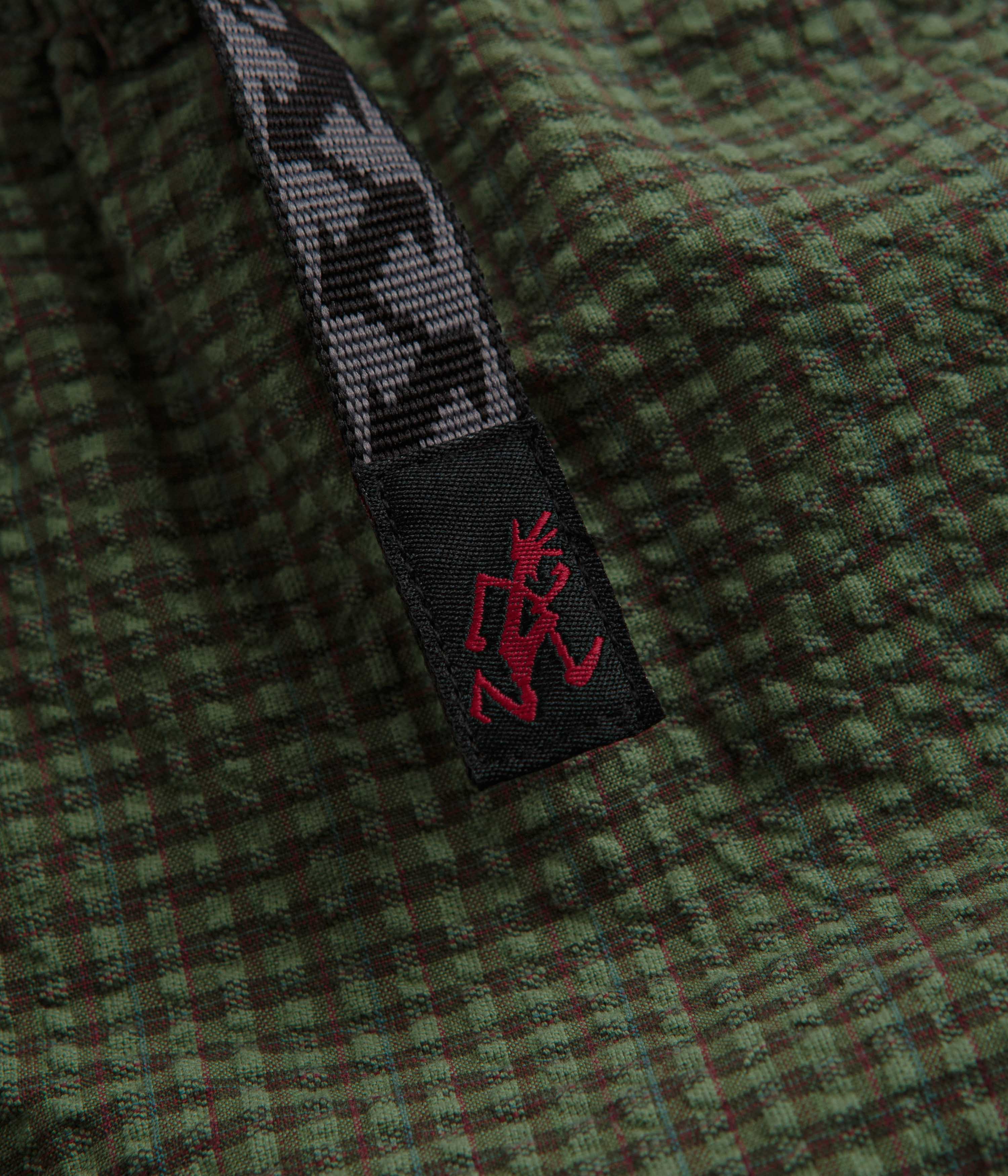 Gramicci OG Micro Plaid Seersucker G-Shorts - Mint - Image 4