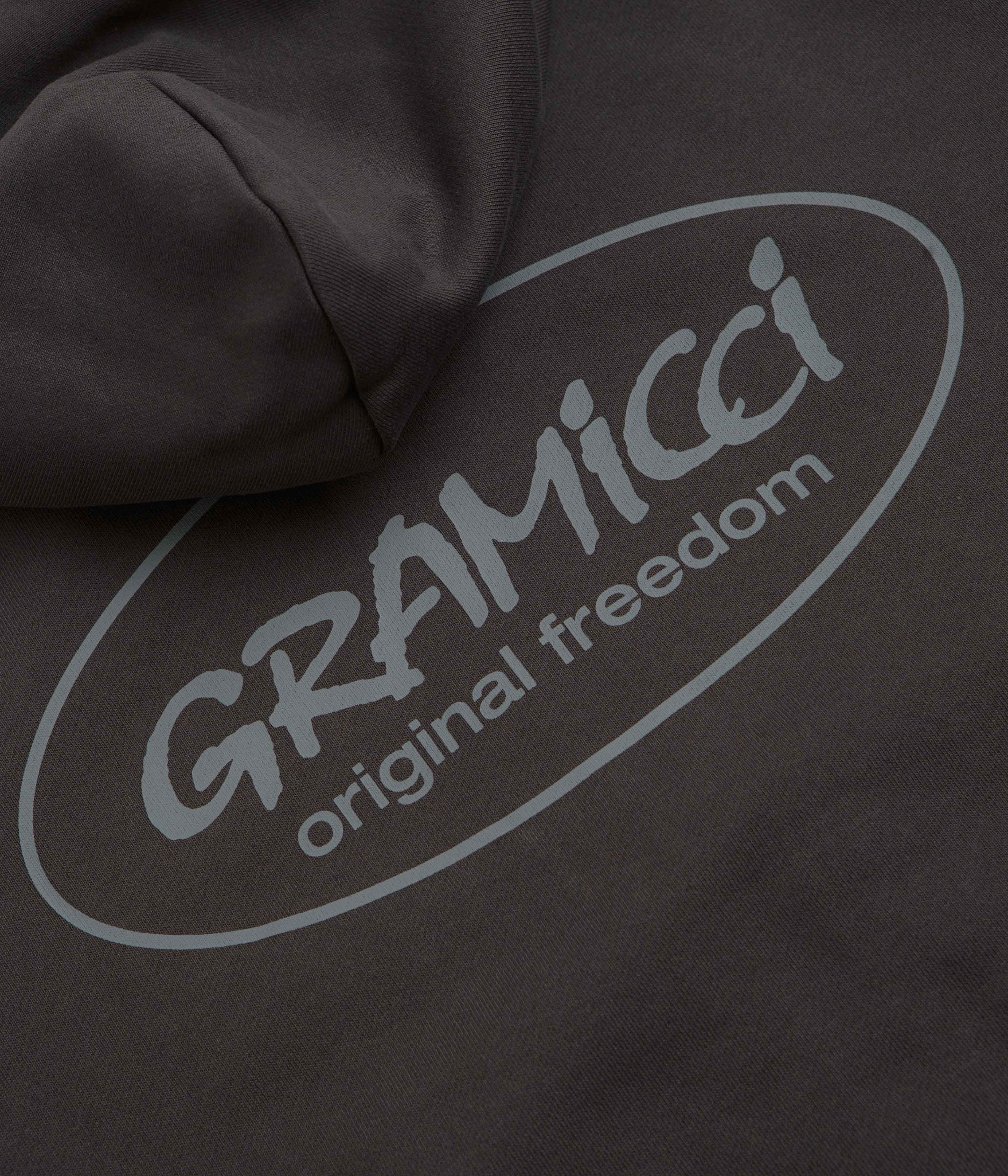 Gramicci Original Freedom Full Zip Hoodie - Deep Brown - Image 6