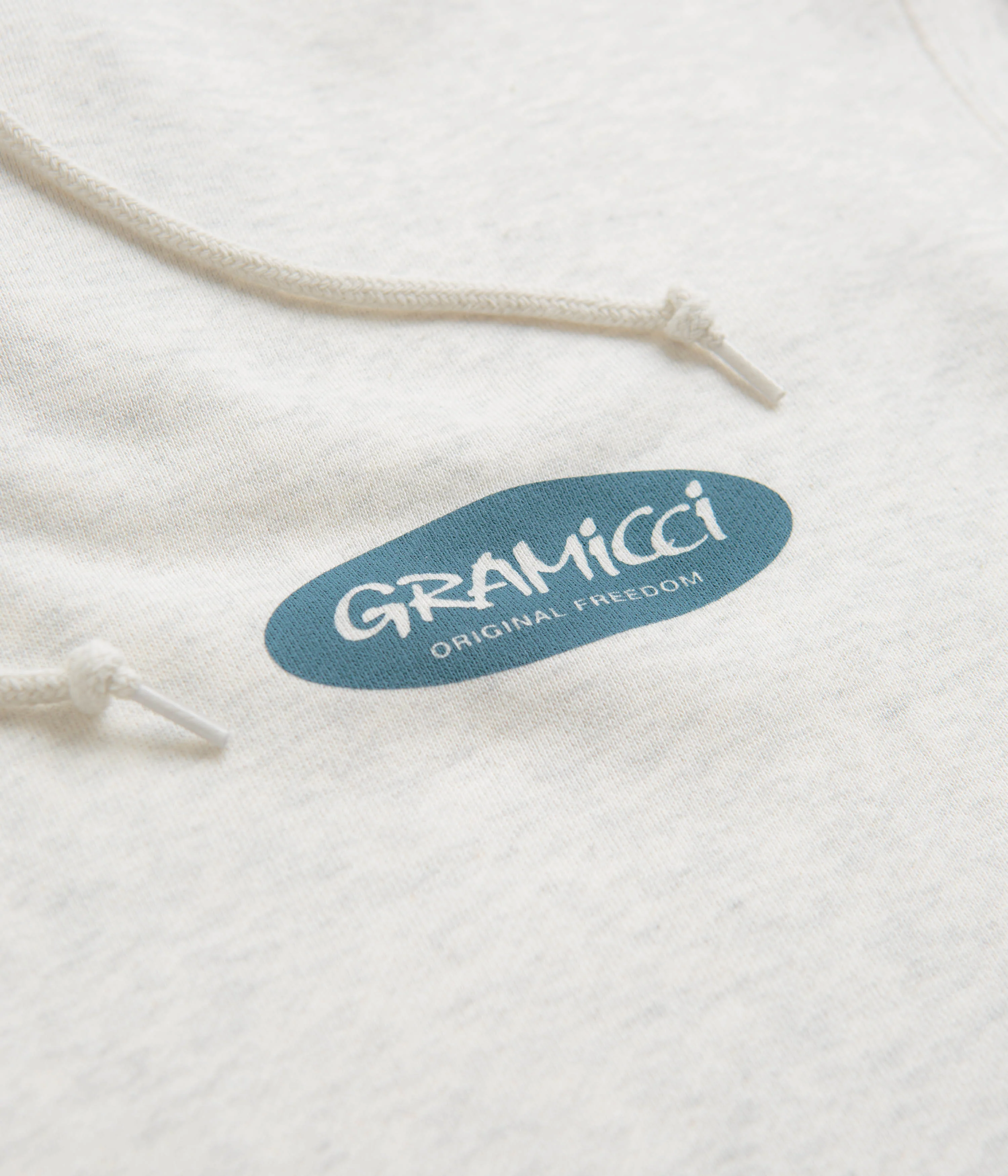 Gramicci Original Freedom Oval Hoodie - Ash Heather - Image 5
