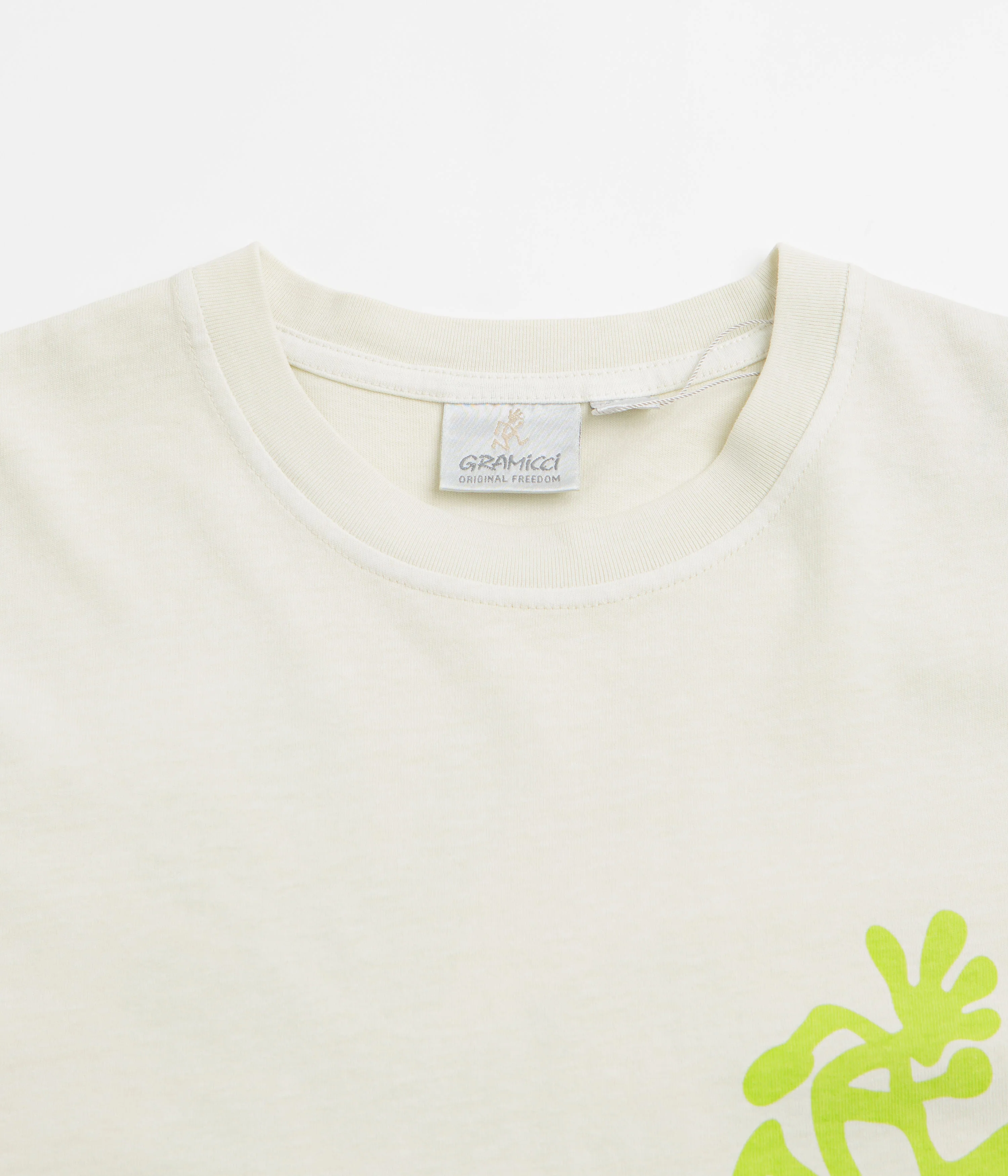 Gramicci Pigment Dye Running Man Long Sleeve T-Shirt - Natural - Image 4